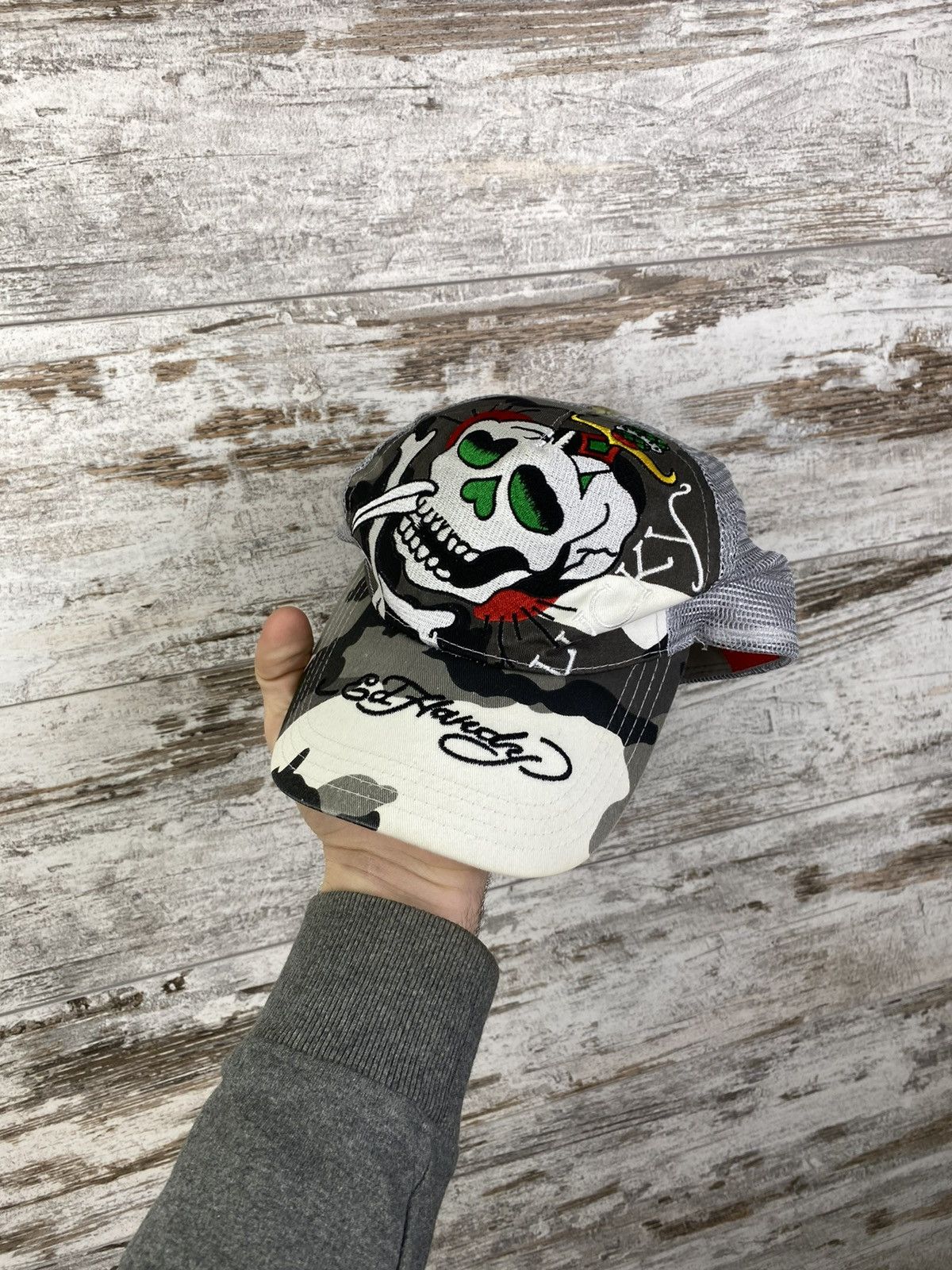 Christian Audigier × Ed Hardy × Vintage Mens Vintage Ed Hardy by Christian Audigier cap hats rare Size ONE SIZE - 2 Thumbnail