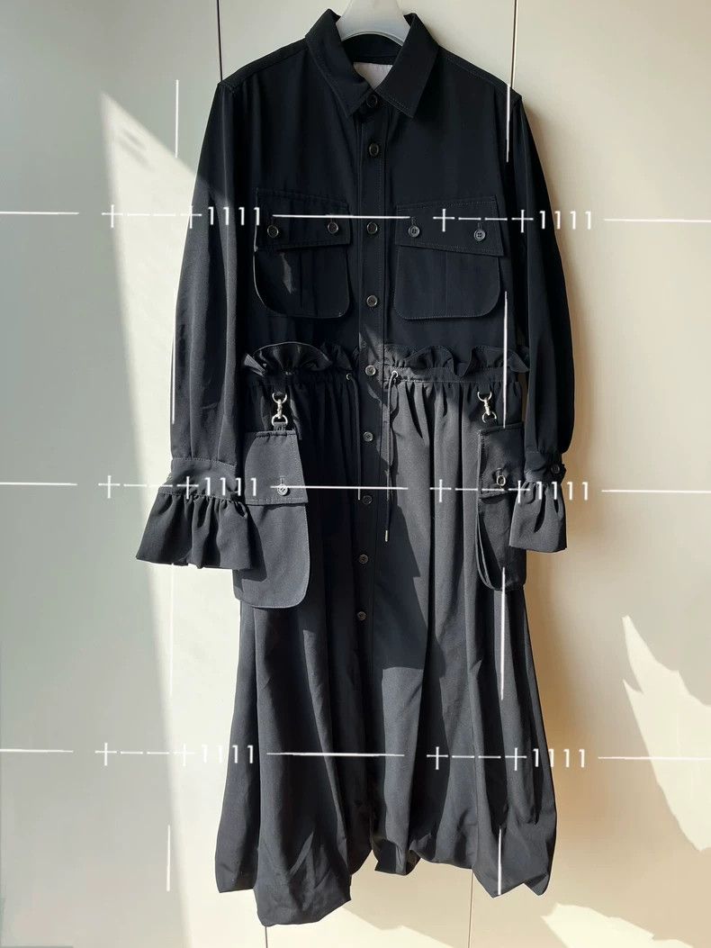 Comme des Garcons Comme Des Garcons Wool Dress Coat Windbreaker Coat Size S / US 4 / IT 40 - 3 Thumbnail