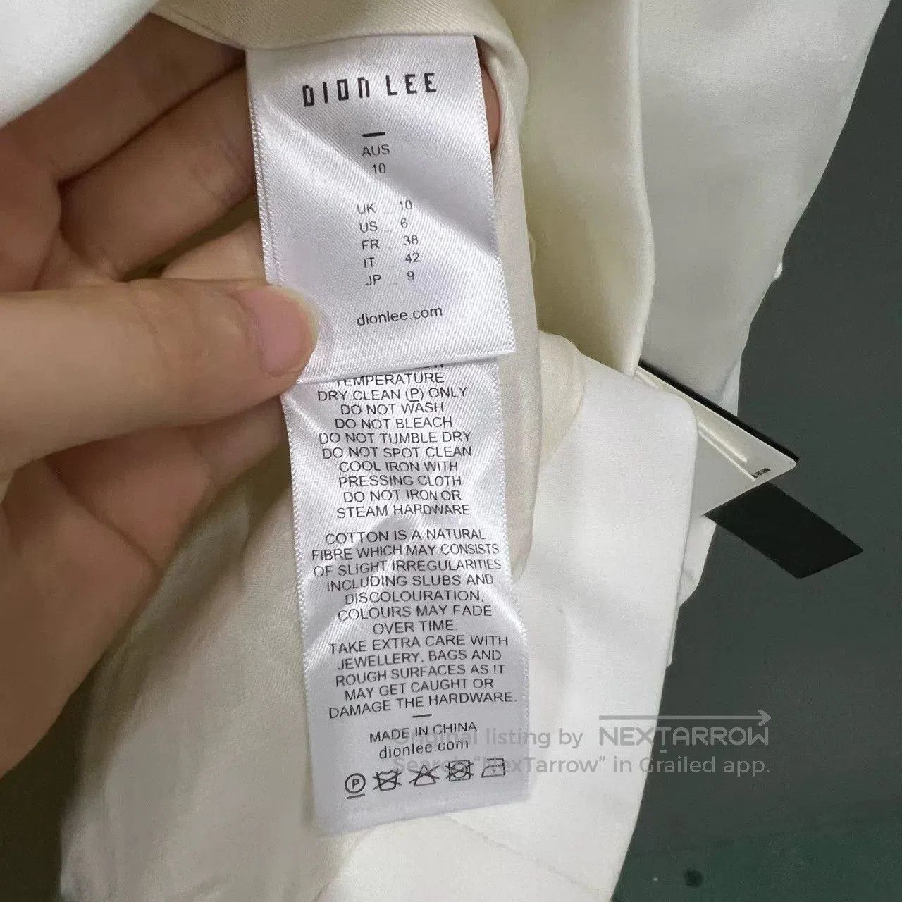 Dion Lee Dion Lee White Mini Sleeveless Dress. Size M / US 6-8 / IT 42-44 - 4 Thumbnail