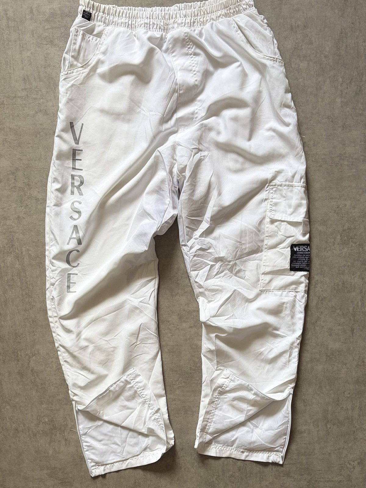 Versace Vintage 90’s VERSACE Jeans Couture Track Suit Set Size US L / EU 52-54 / 3 - 14 Thumbnail