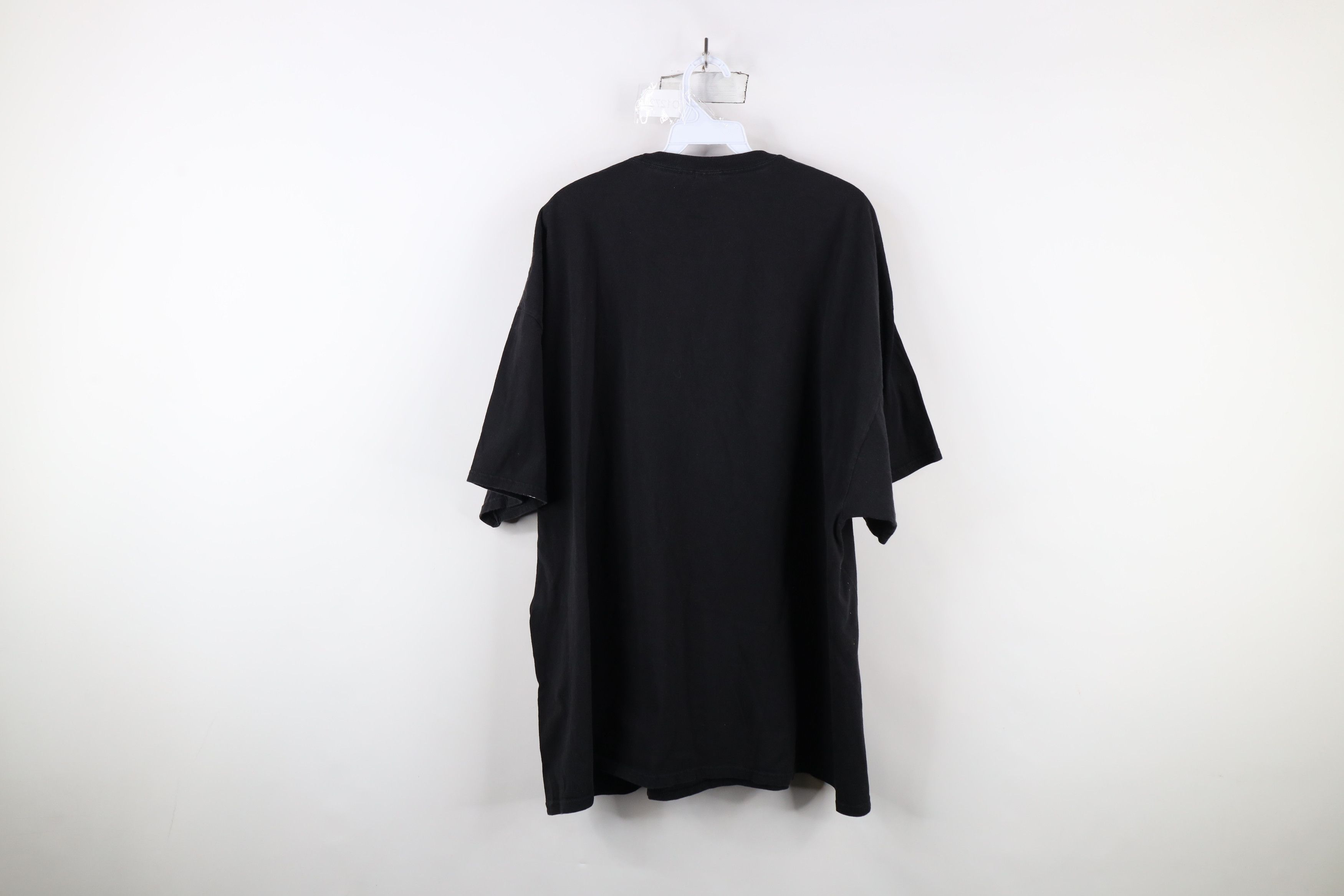 Vintage Vintage 90s Streetwear Short Sleeve T-Shirt Black Cotton Size US XXL / EU 58 / 5 - 8 Thumbnail