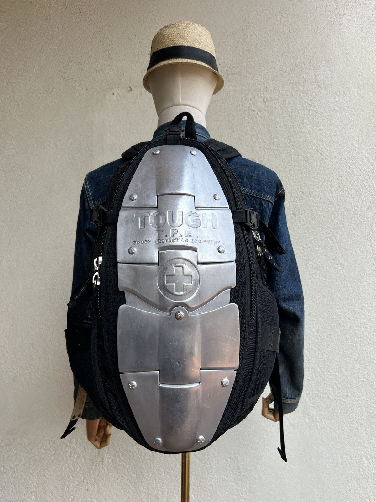 Vintage Vintage Tough Jeans T.P.E. Rider Backpack Bag Size ONE SIZE - 1 Thumbnail