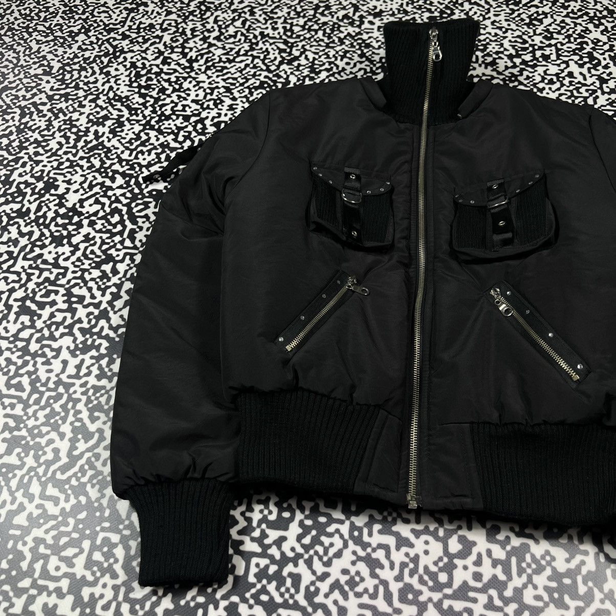 Vintage Y2K Japanese Gothic Opium Style Bondage Bomber