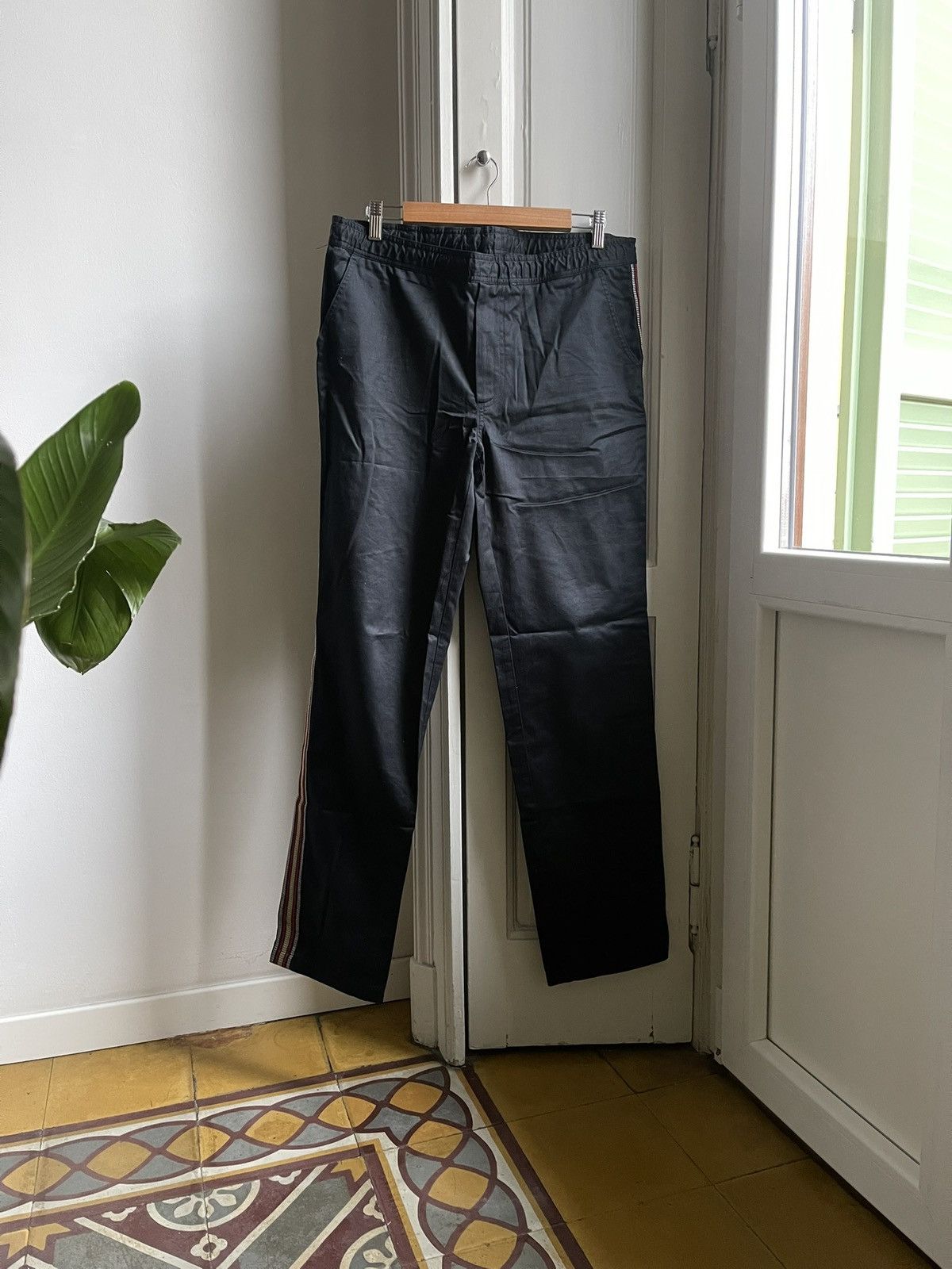 Our Legacy OUR LEGACY dark blue trousers 48 with side embroidery Size US 32 / EU 48 - 2 Thumbnail