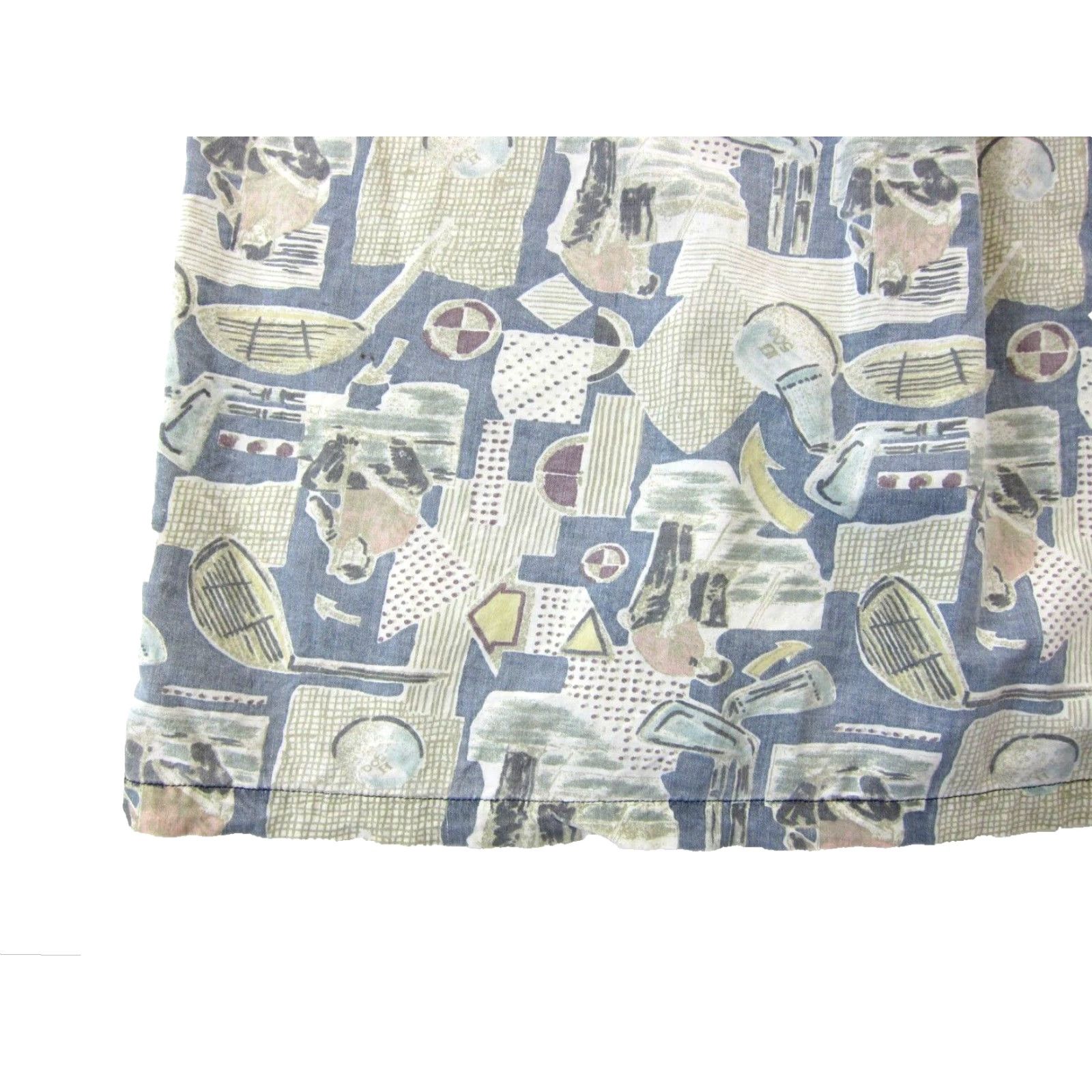 Vintage VINTAGE M.E. Sport Golf Button Down Hawaiian Shirt Men Medium Blue Yellow Size US M / EU 48-50 / 2 - 5 Thumbnail