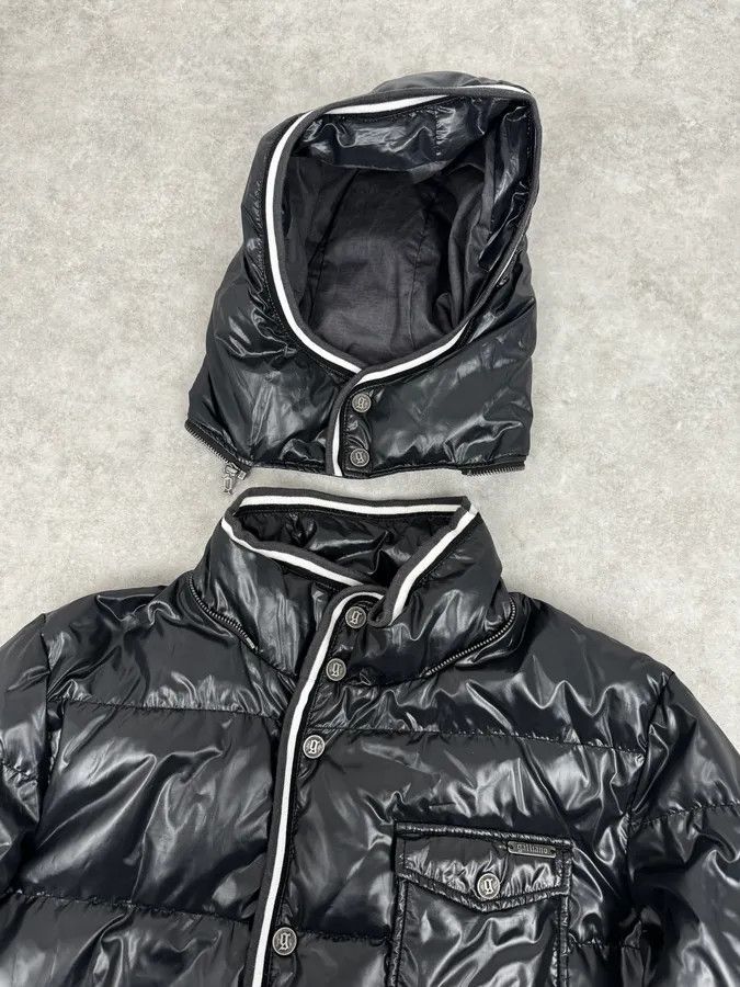 John Galliano 2010s John Galliano Black Hooded Puffer Jacket Size US M / EU 48-50 / 2 - 7 Thumbnail