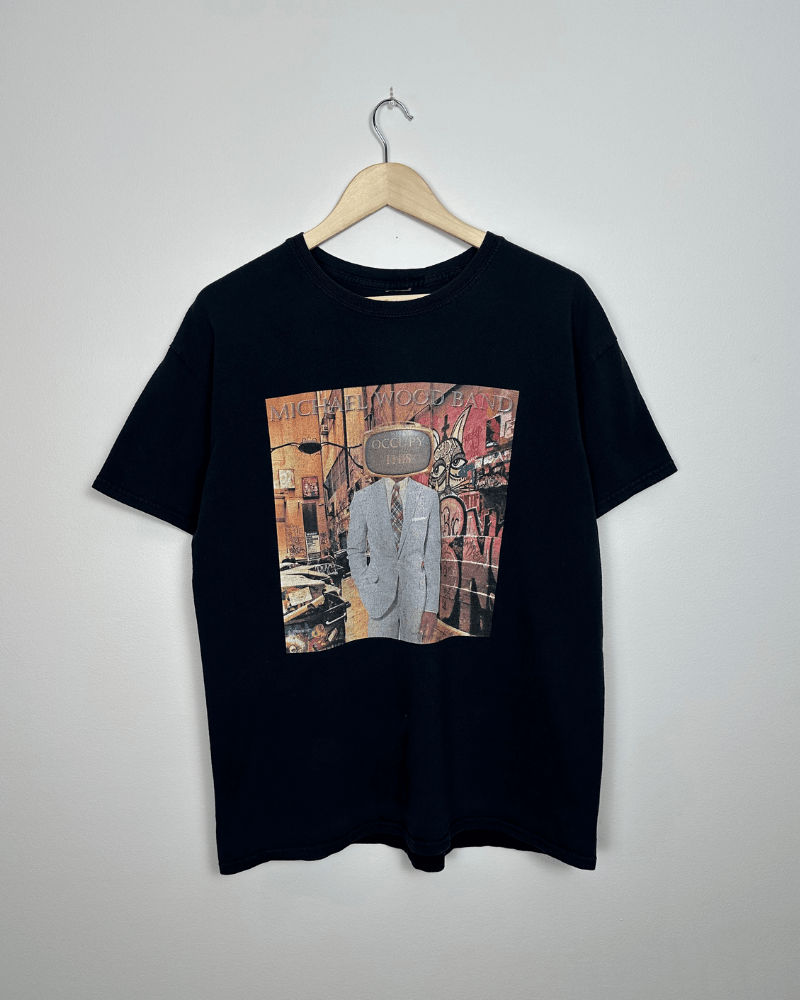 Band Tees × Vintage Vintage Michael Wood Band Occupy This Album T-Shirt - Large Size US L / EU 52-54 / 3 - 3 Thumbnail