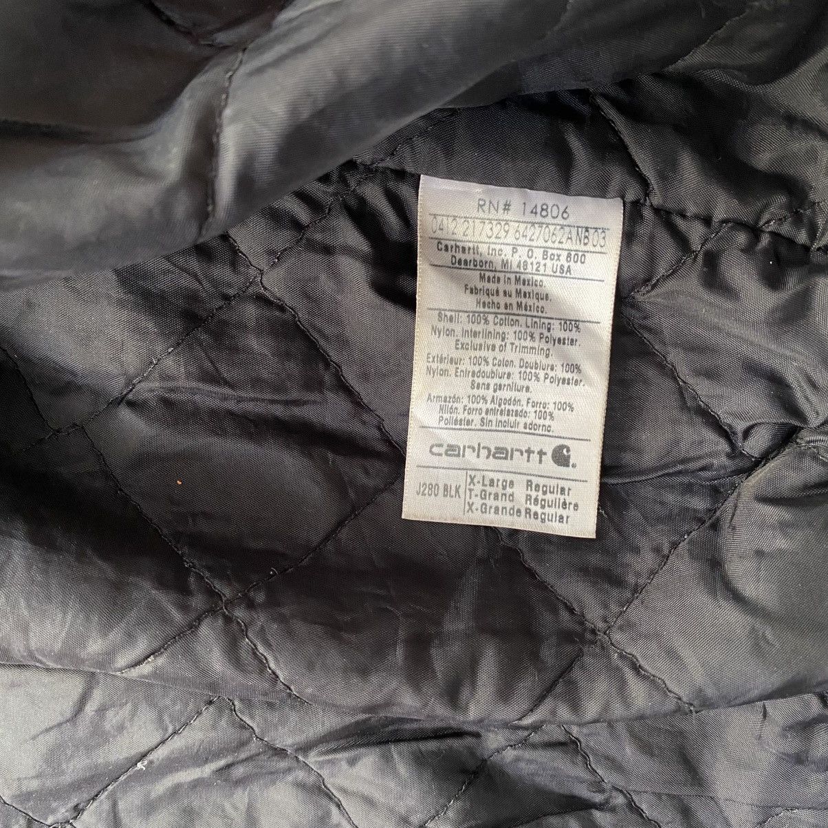 Carhartt Vintage Carhartt Black Active Jacket J280 BLK Size US XL / EU 56 / 4 - 4 Thumbnail
