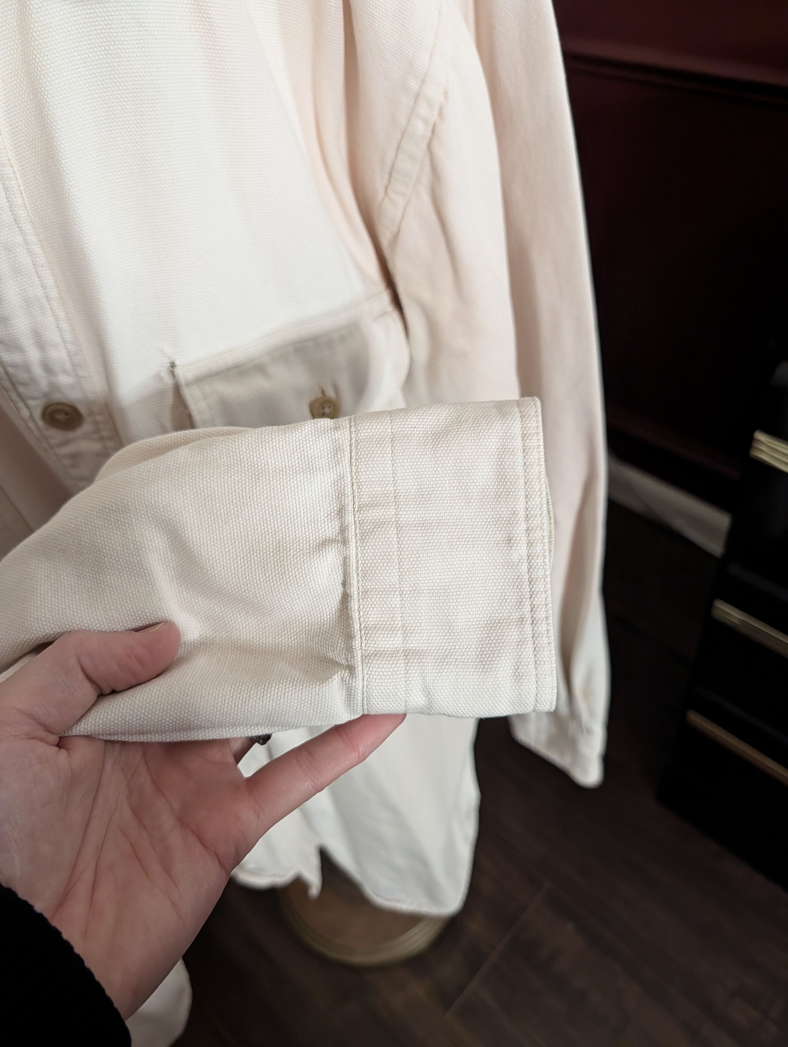 J. Peterman Vintage MiUSA canvas cotton dual pocket work shirt Size US M / EU 48-50 / 2 - 6 Thumbnail