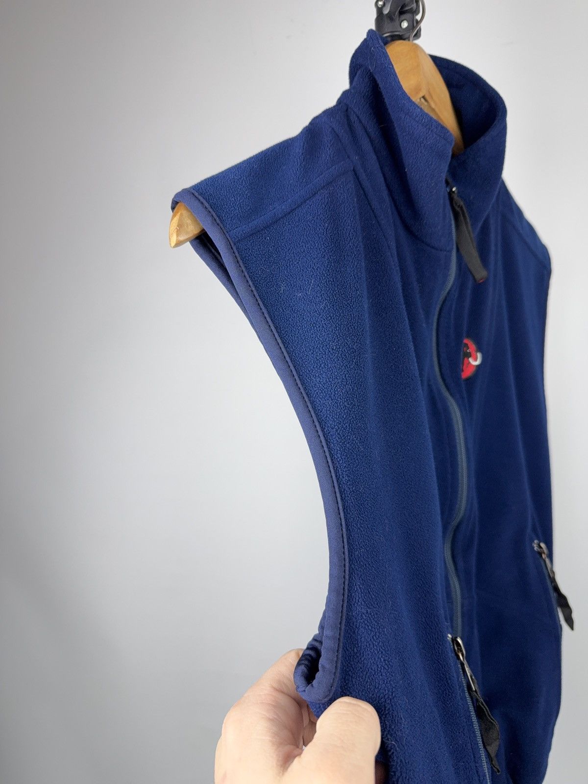 Mammut Vintage Mammut Polartec Fleece Vest Navy Blue Outdoor Zip Size US S / EU 44-46 / 1 - 10 Thumbnail
