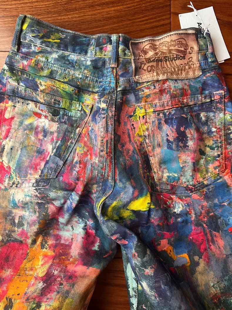 Acne Studios acne studios size：32Colored oil painting jeans 2506-Nextarr Size 22" - 7 Thumbnail