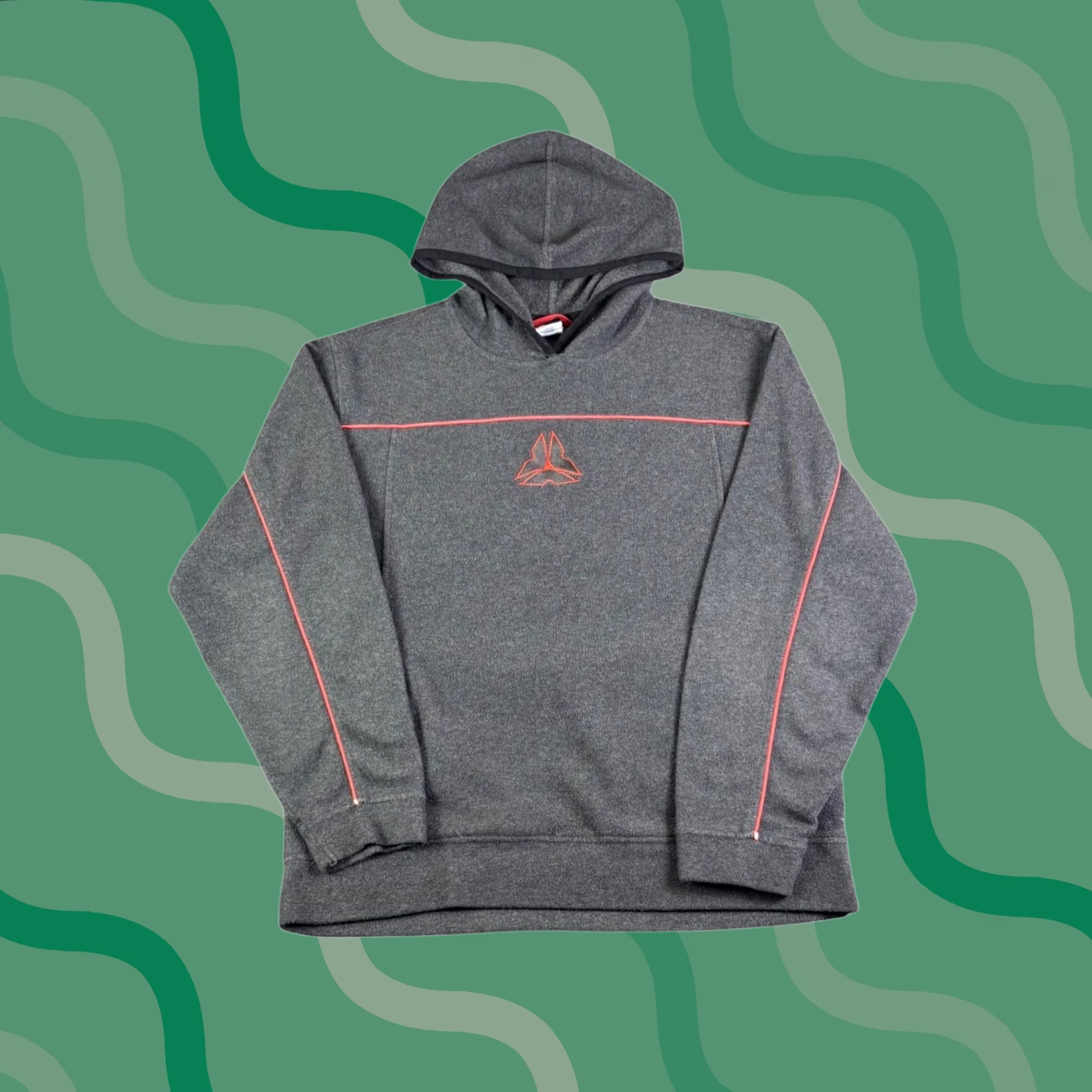Old Navy Old Navy Mens Hoodie L Gray Embroidered Logo Fleece Pullover Regular Sleeve Long Hooded Logo Pullover Size US L / EU 52-54 / 3 - 1 Thumbnail