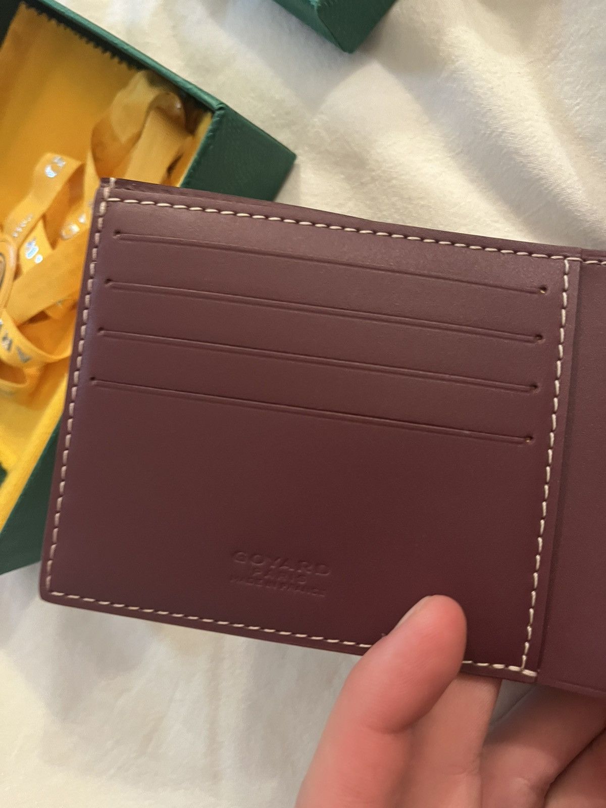 Goyard Goyard Dark Red Wallet Size ONE SIZE - 3 Thumbnail
