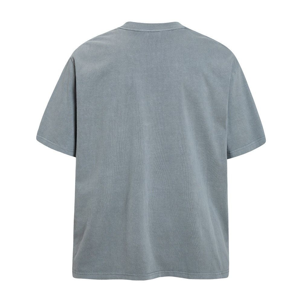 Japanese Brand Men's Washed Distressed T-Shirt with Cartoon Puppy Print Size US M / EU 48-50 / 2 - 2 Thumbnail
