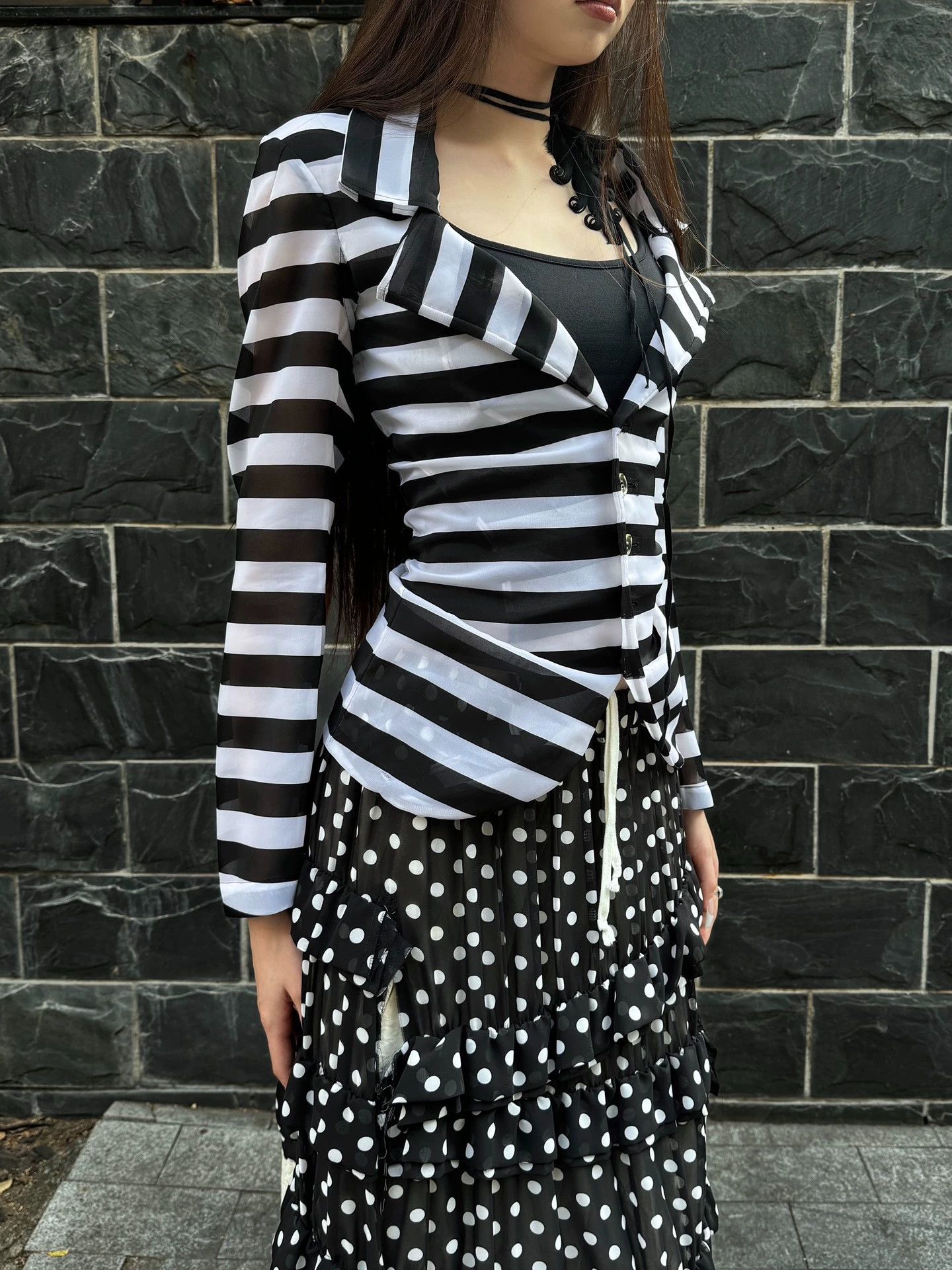 Junya Watanabe Junya Watanabe 04 Runway Striped Vintage Blazer M Size M / US 6-8 / IT 42-44 - 6 Thumbnail