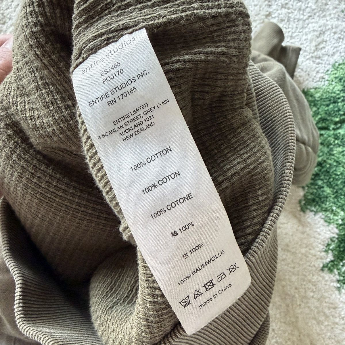 Entire Studios Thermal zip-up hoodie Size US S / EU 44-46 / 1 - 3 Thumbnail