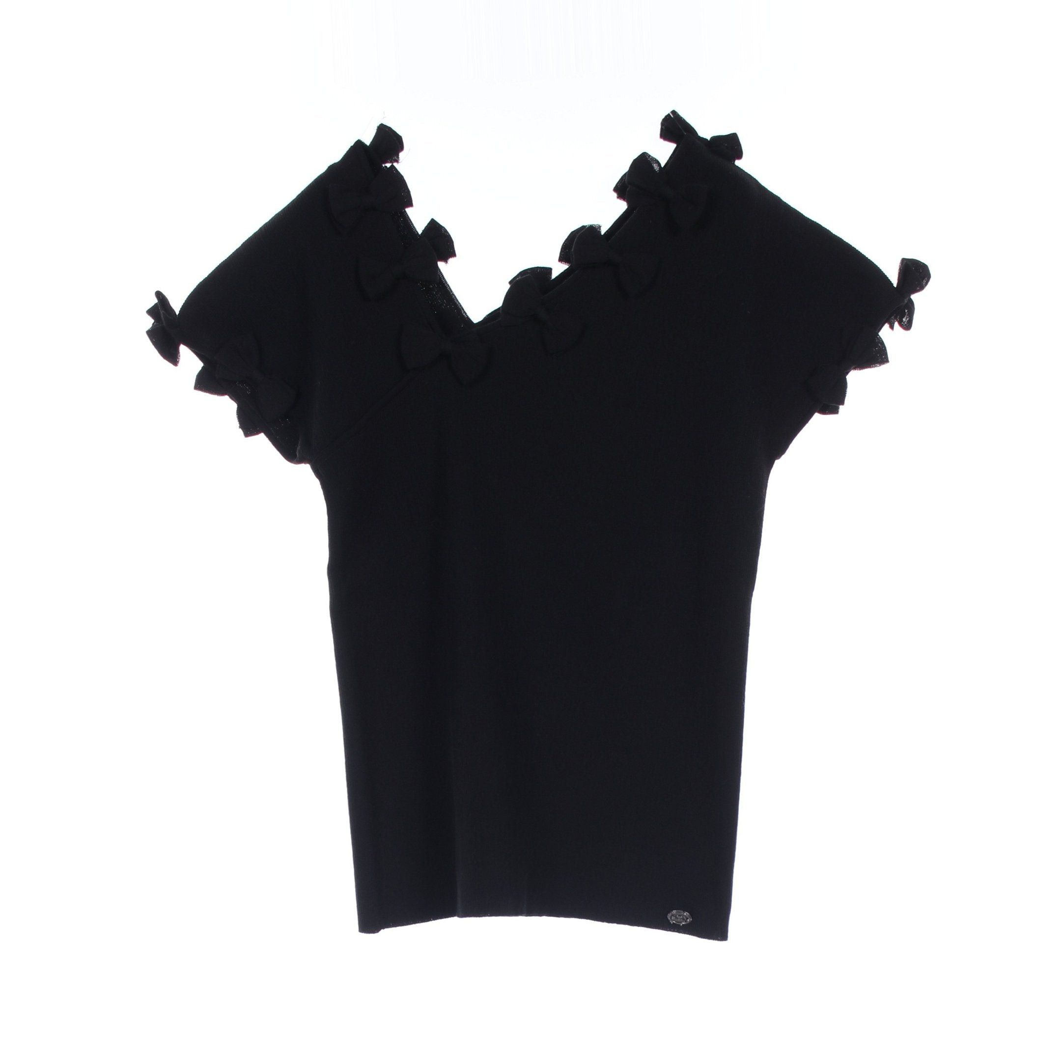 Chanel Chanel Cut And Sew Cotton Nylon Black Ribbon 09P Size ONE SIZE - 1 Thumbnail