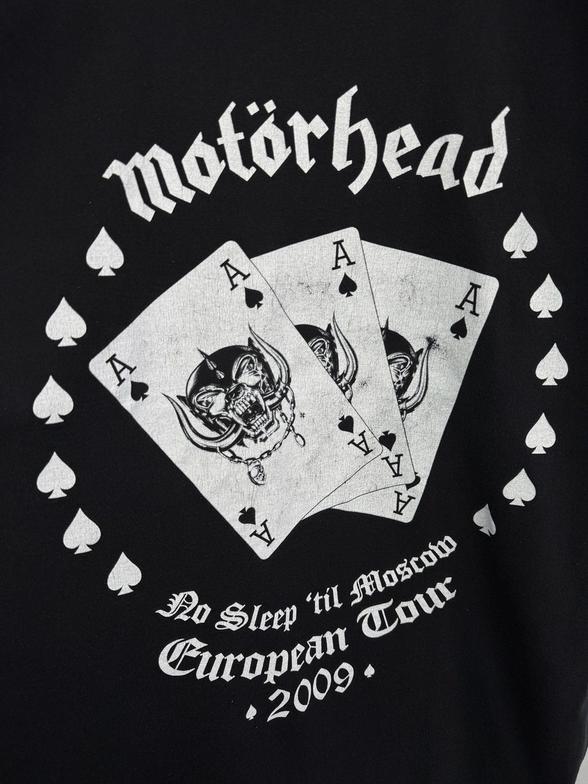 Fruit Of The Loom 🇬🇧 Vintage 2009 Motorhead Rock Band T-Shirt Retro Rare Y2K Size US L / EU 52-54 / 3 - 4 Thumbnail