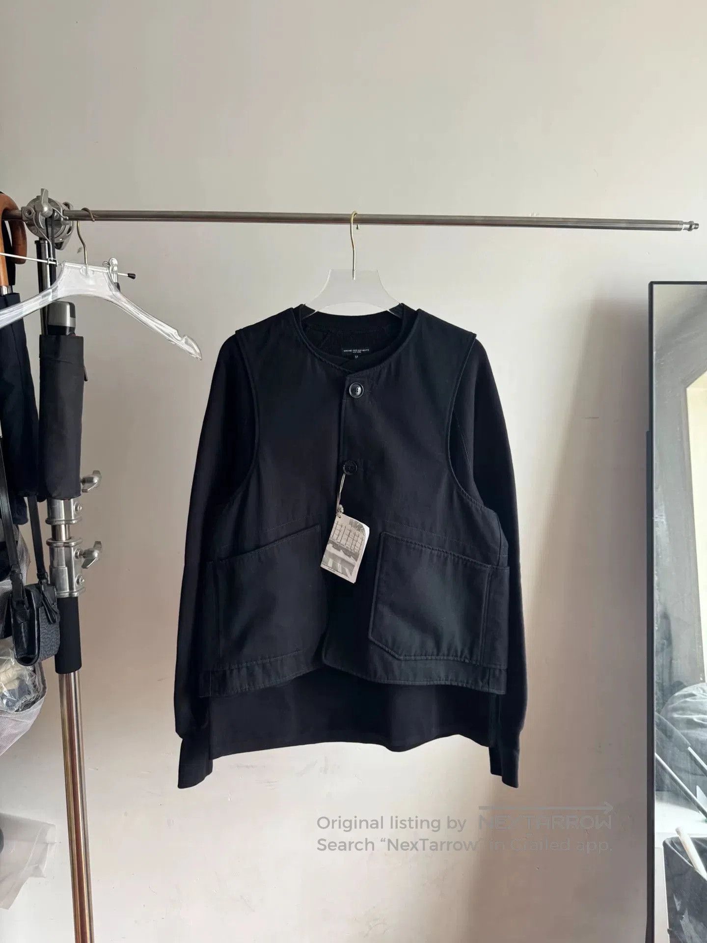 Engineered Garments Engineered Garments Black Vest Hoodie. Size US M / EU 48-50 / 2 - 1 Thumbnail