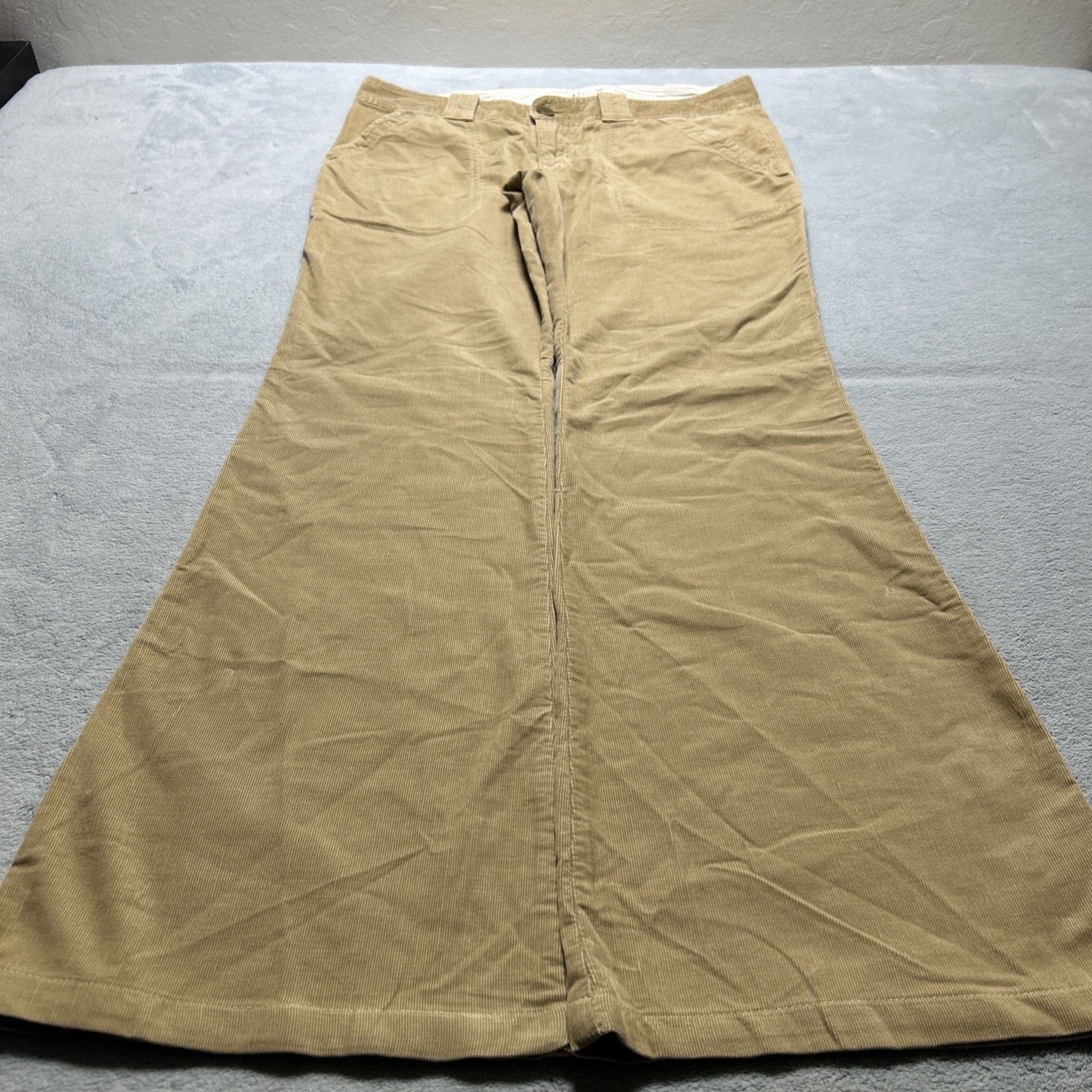 Abercrombie & Fitch Corduroy Beyond Baggy Pants 8 33x31 Wide Leg Hamilton Baggie Size 30" / US 8 / IT 44 - 1 Thumbnail