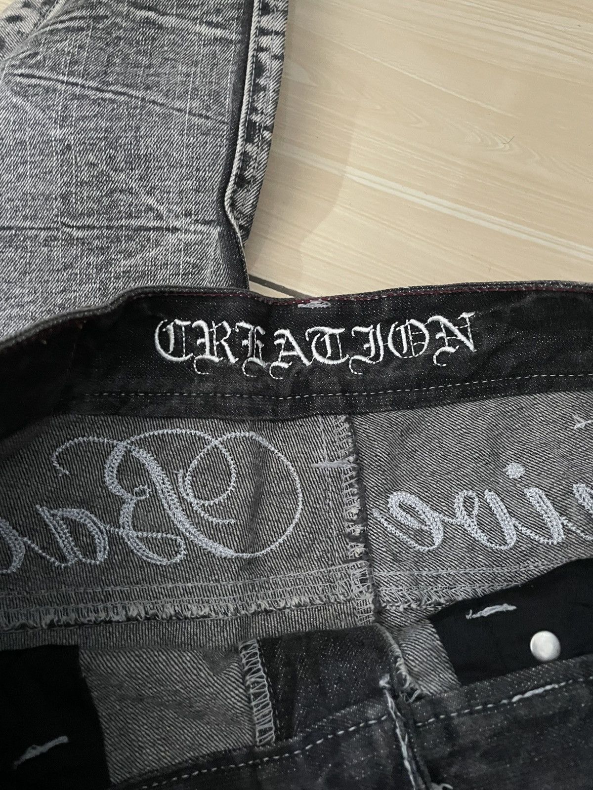 Japanese Brand Y2K Creation fadding denim y2k Size US 32 / EU 48 - 13 Thumbnail