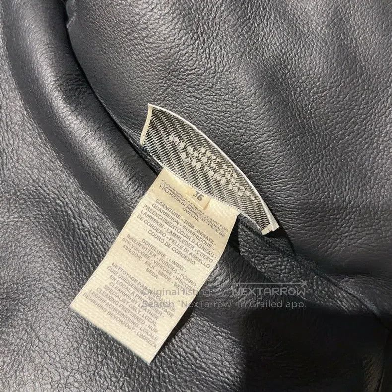 Hermes Hermes 2024 Autumn-Winter Women's Leather and Fur Black St Size XS / US 0-2 / IT 36-38 - 5 Thumbnail
