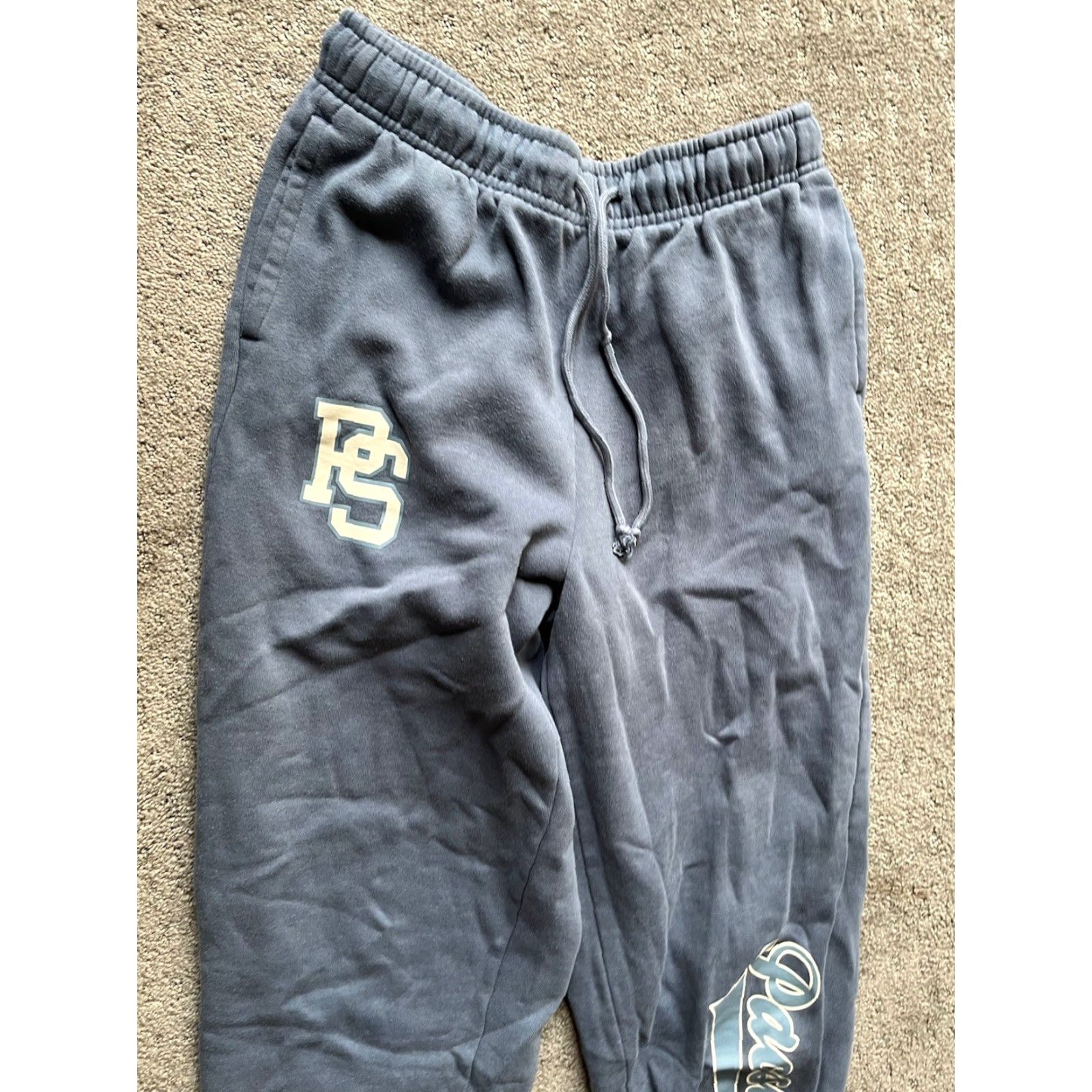 Pacsun PACSUN Graphic Sweatpants Women's XS Blue Classic Joggers Activewear Size 26" / US 2 / IT 38 - 2 Thumbnail