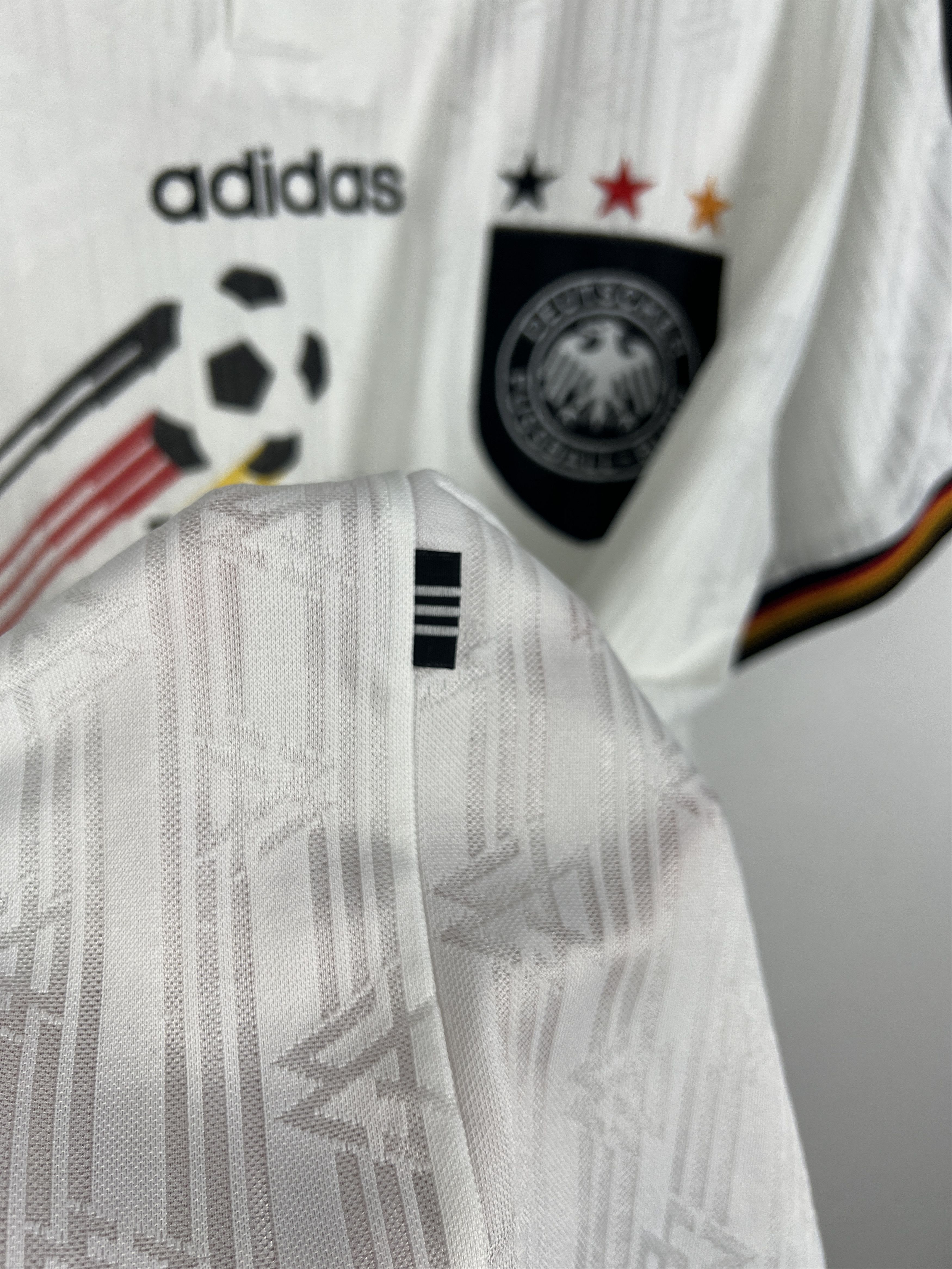 Adidas Germany Home football shirt 1996 Soccer Jersey National Team Size US XXL / EU 58 / 5 - 5 Thumbnail