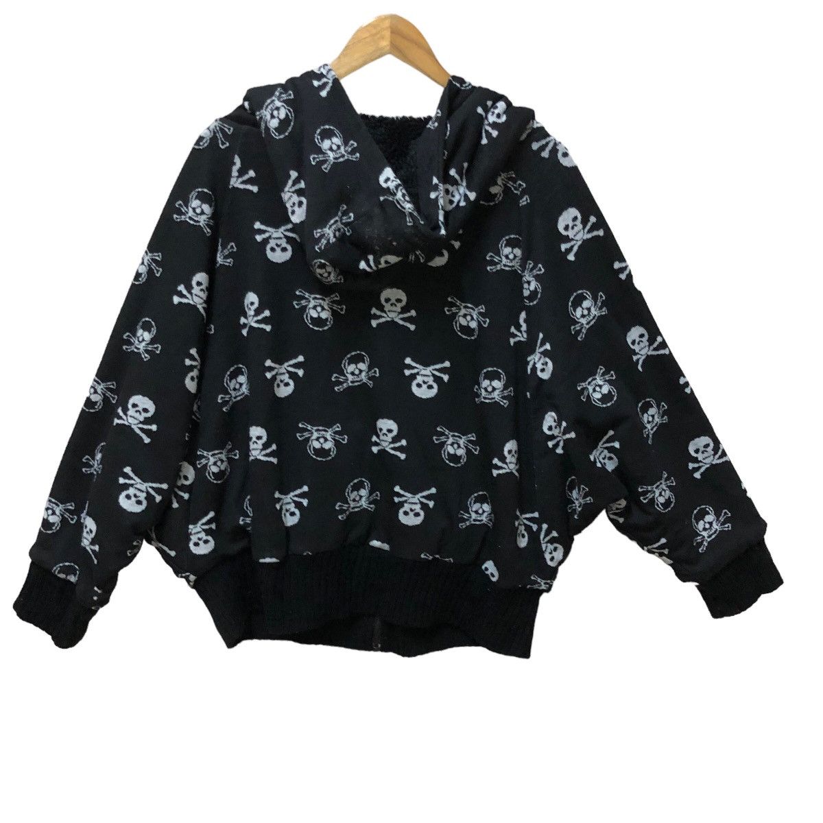 Japanese Brand Crazy angel Skull Fullprinted baggy hoodie Size L / US 10 / IT 46 - 2 Thumbnail