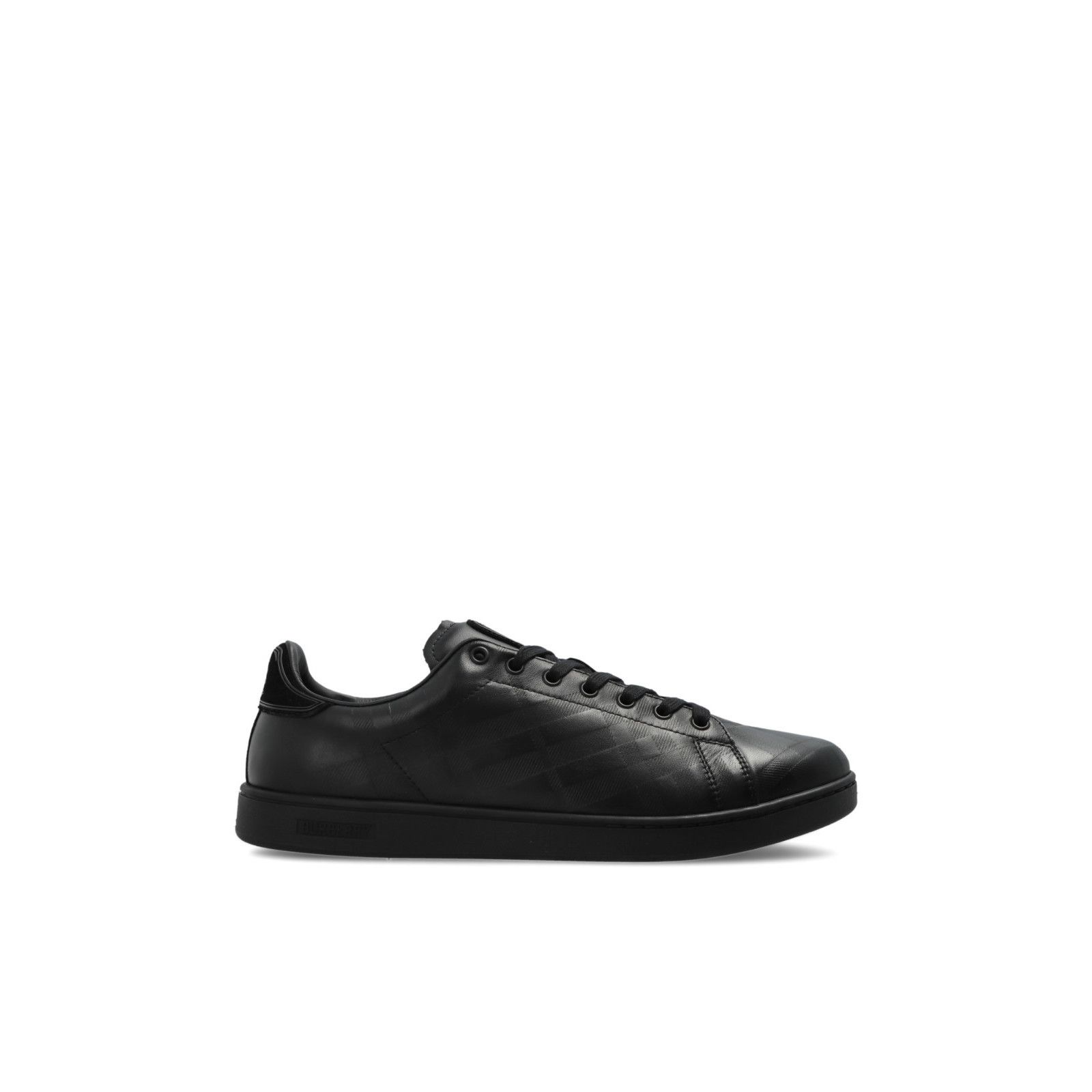Burberry Black Leather Sneakers New And Authentic (Men's siz