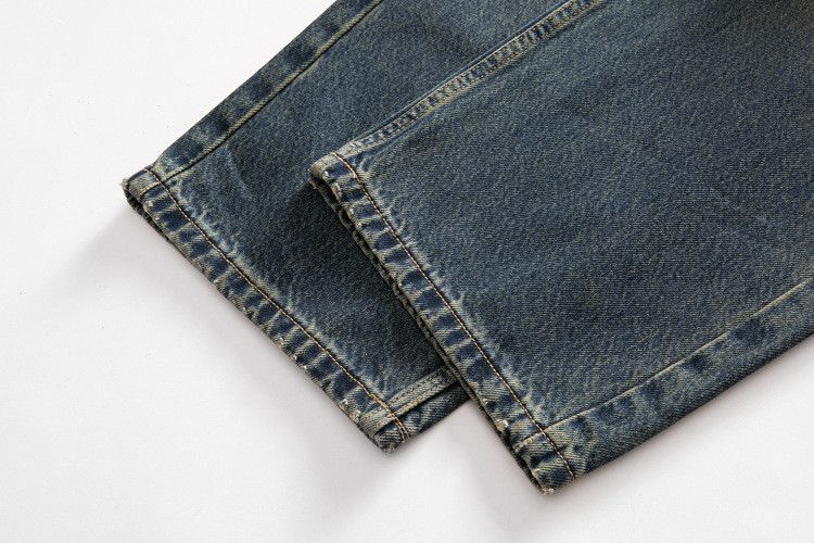 Japanese Brand × Jean Punk contrast wash gradient men's loose jeans Size US 32 / EU 48 - 6 Thumbnail