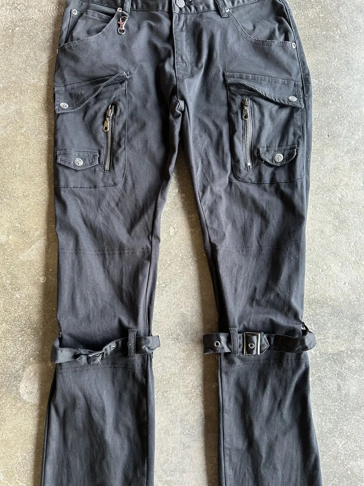 If Six Was Nine W31 L32 🔥 BONDAGE VINTAGE CLONE DEVGRU TROUSERS PUNK PANTS Size US 31 - 5 Thumbnail