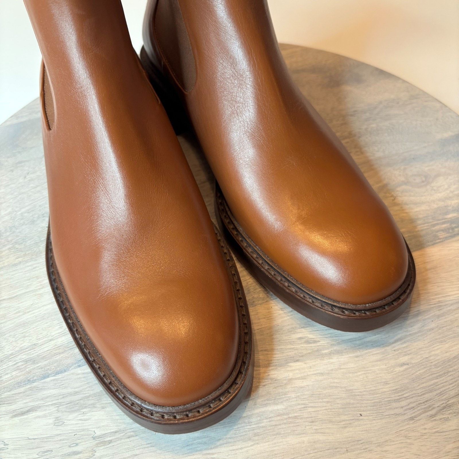 Chloe Chloe Marcie Brown Leather Chelsea Ankle Boots US Size 10 Size US 10 / IT 40 - 5 Thumbnail