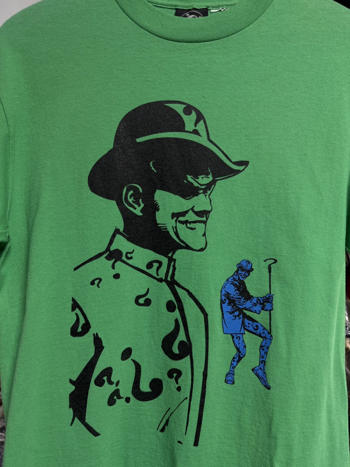 Vintage Vintage 90’s Riddler T-Shirt Vtg Dc Comics Batman Tee Medium Size US M / EU 48-50 / 2 - 2 Thumbnail