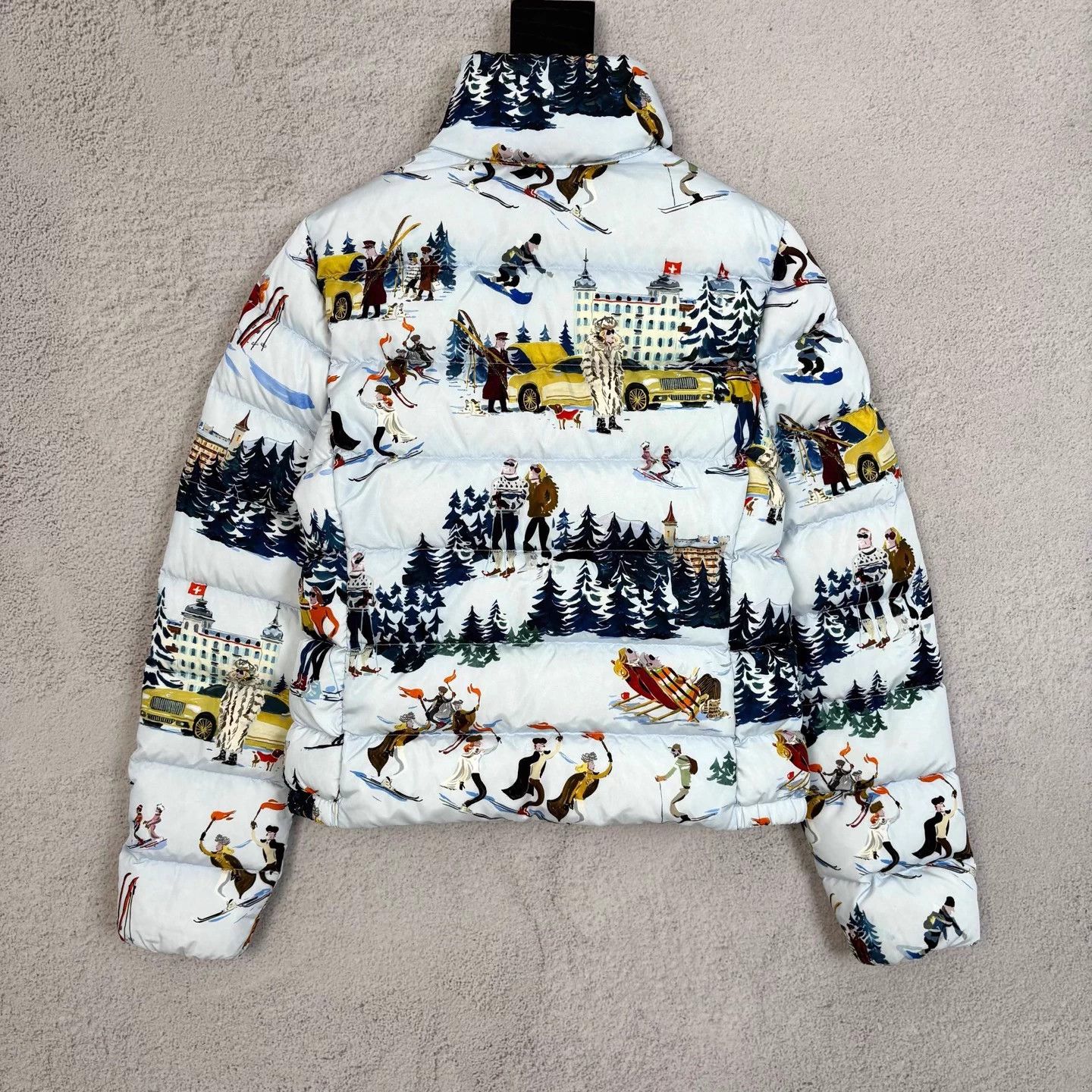 Moncler Moncler Dejan Ski Scene All Over Print Down Jacket Size S / US 4 / IT 40 - 2 Thumbnail