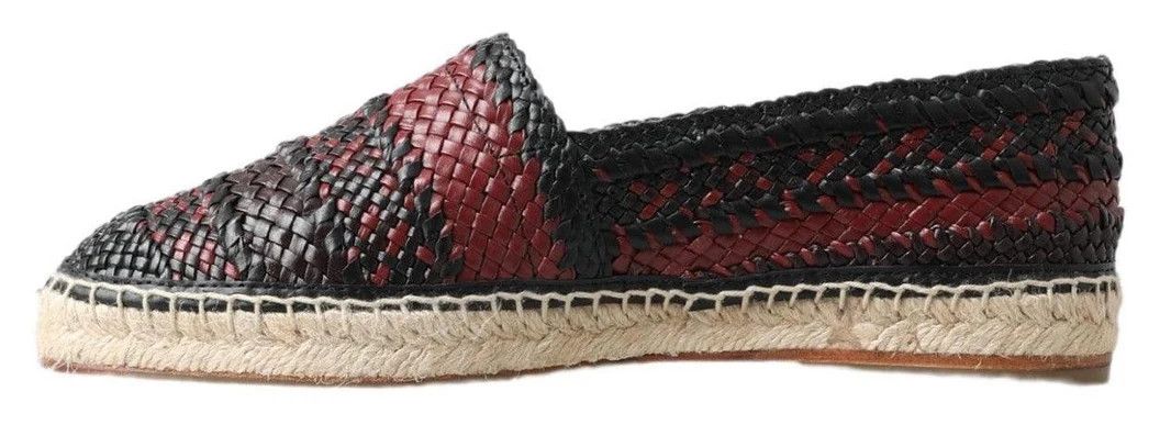 Dolce & Gabbana o1y0125 Leather Espadrilles in Multicolor Size US 7 / EU 40 - 2 Thumbnail