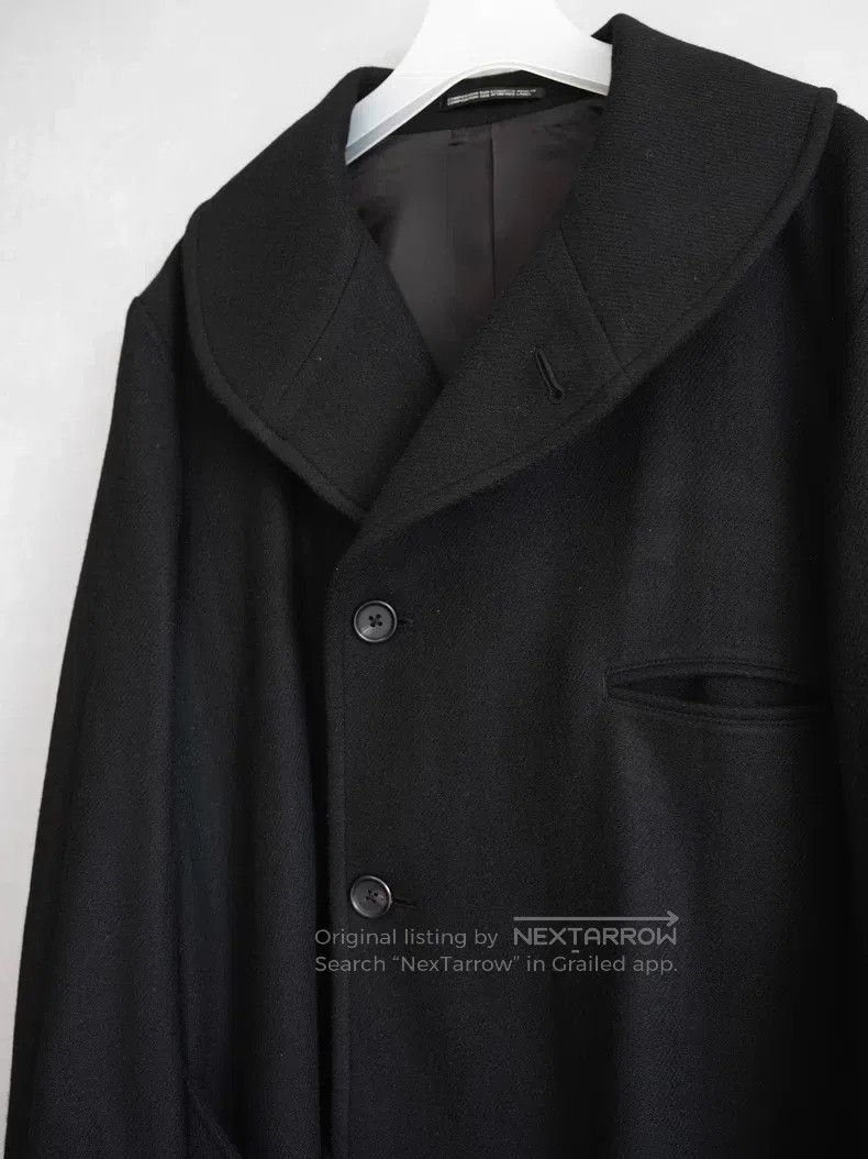 Yohji Yamamoto YOHJI YAMAMOTO Stand Collar Belted Coat Size US S / EU 44-46 / 1 - 6 Thumbnail
