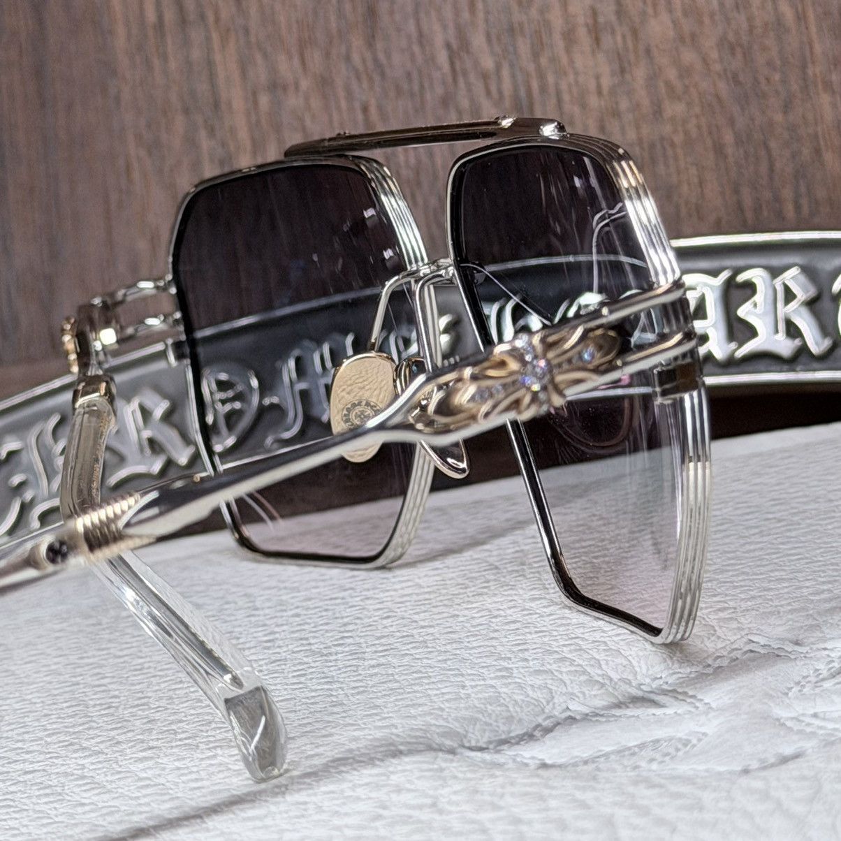 Chrome Hearts 💎JEWEL💎 Chrome Hearts Ripping 1/1 Sunglasses Size ONE SIZE - 13 Thumbnail
