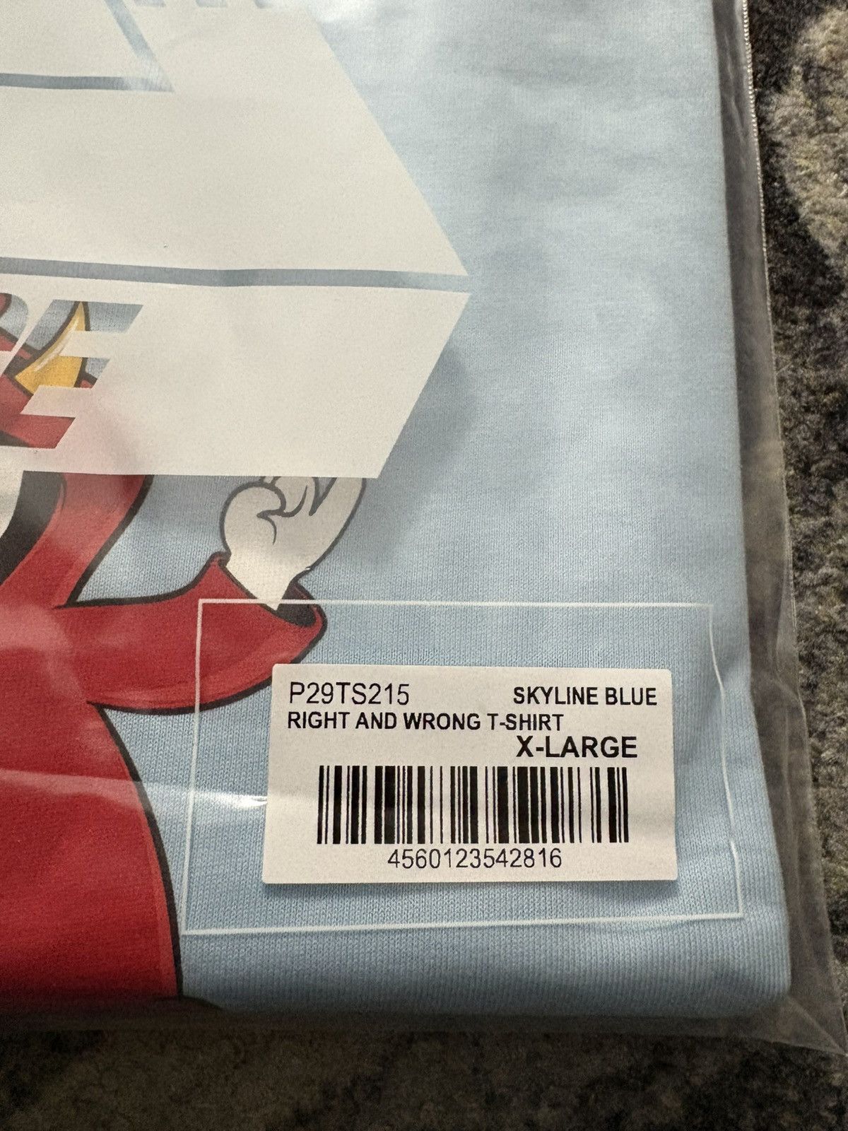 Palace Palace Right and Wrong T-Shirt Skyline Blue Size US XL / EU 56 / 4 - 4 Thumbnail