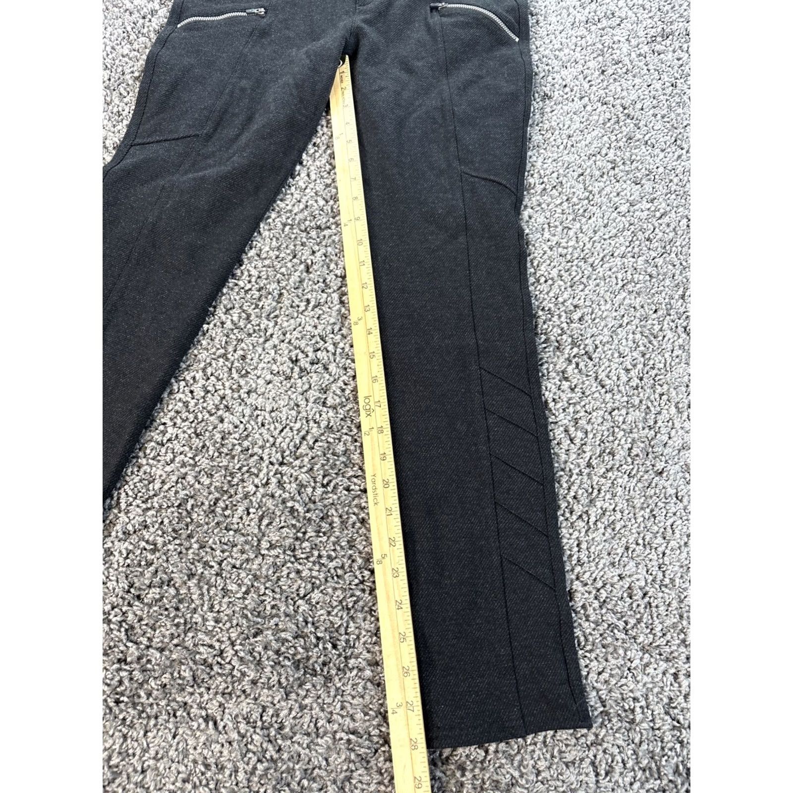 Athleta Athleta Pants Women NWT 10 Black Slim Leg High Rise Knit Accent Logo Athletic Athleisure Jacket? Size 32" / US 10 / IT 46 - 2 Thumbnail