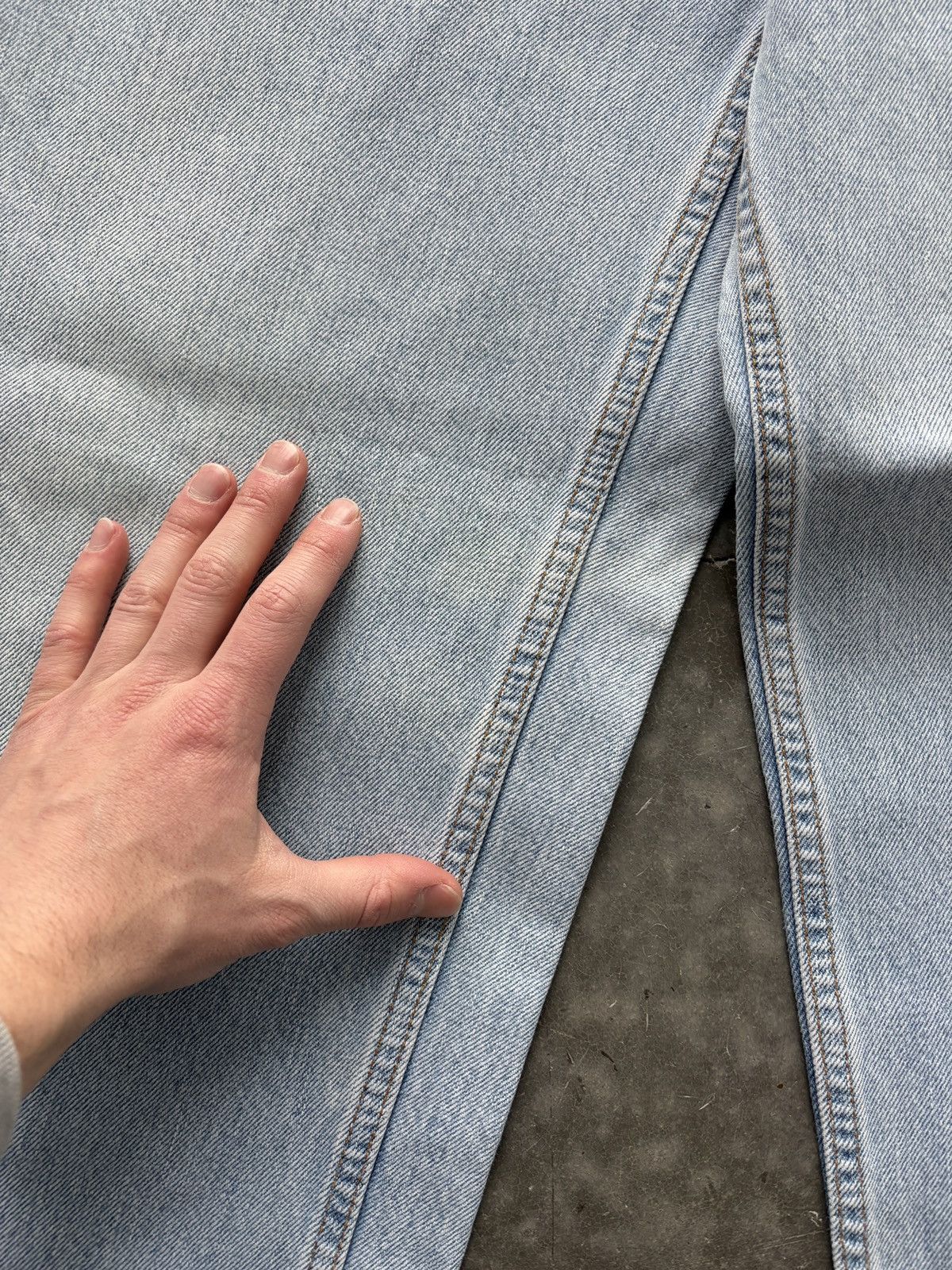 Levi's Vintage Y2K Levis 550 Denim Jeans 36x32 Light Wash Size US 36 / EU 52 - 6 Thumbnail