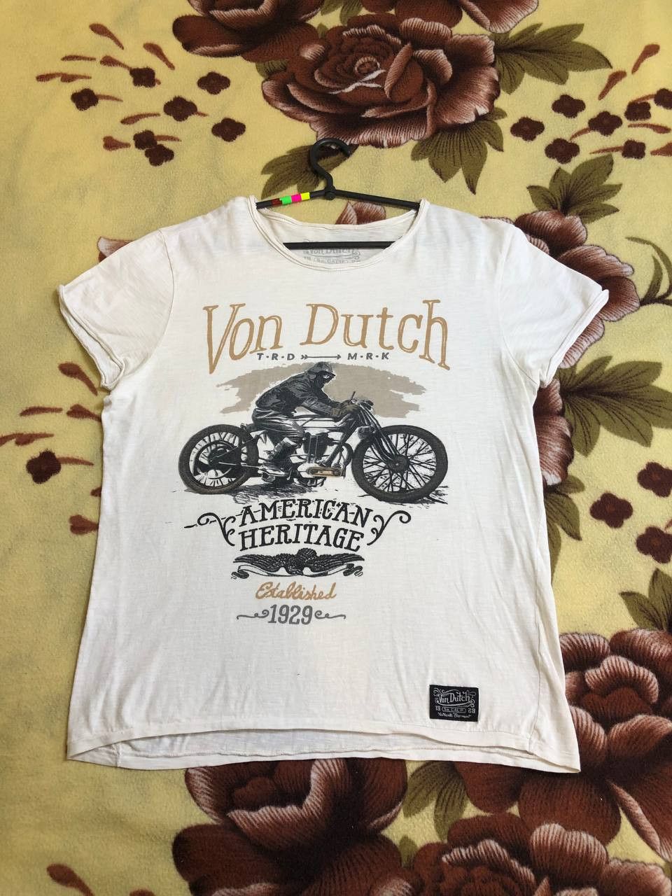 Von Dutch Von Dutch Motor Co PaintShop T Shirt Motorcycle Print Size US L / EU 52-54 / 3 - 1 Thumbnail