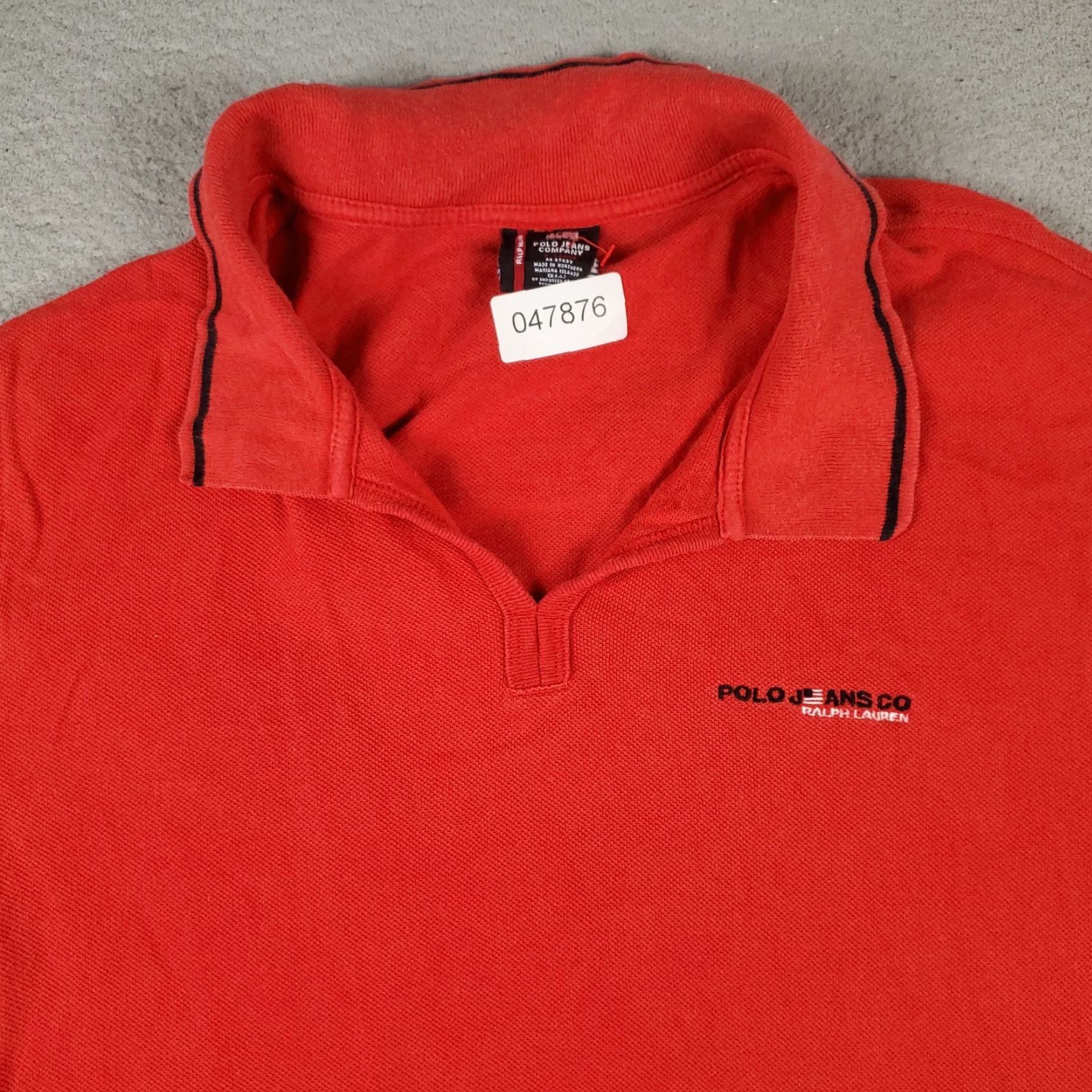 Ralph Lauren VINTAGE Ralph Lauren Polo Shirt Mens XL Red Solid Short Sleeve Polo, Button-Front, Classic American Style, Casual Wear, Men’s XL Size US XL / EU 56 / 4 - 2 Thumbnail