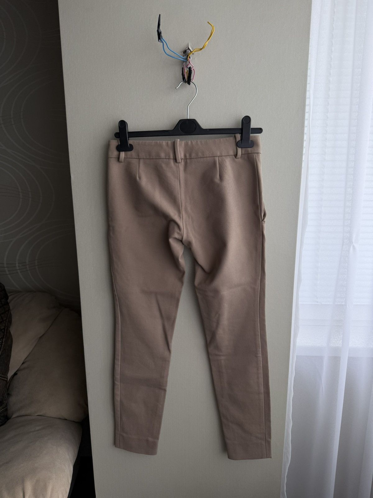 Gucci Gucci Cotton Silk Pants IT 38 Beige Career Mid Rise Trousers Size 26" / US 2 / IT 38 - 14 Thumbnail