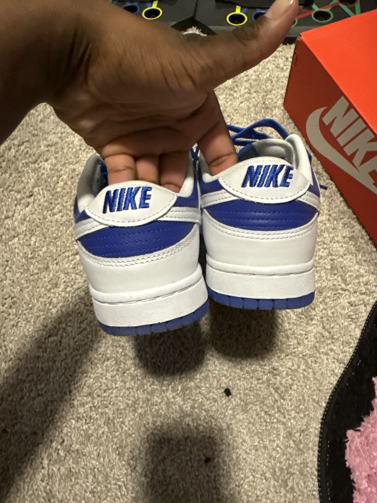Nike Nike Dunk Low Retro (Racer Blue) (Size 8.5 M) Size US 8.5 / EU 41-42 - 4 Thumbnail