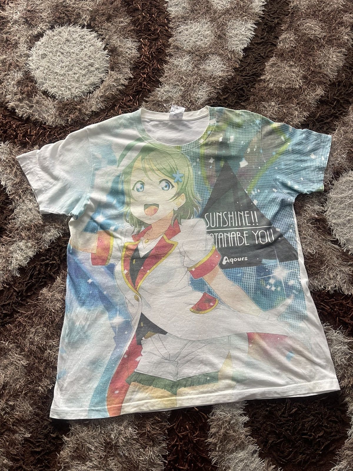 🔥HOT🇯🇵🔥VINTAGE ANIME SUNSHINE WATANABE YOU TEE VERY RARE