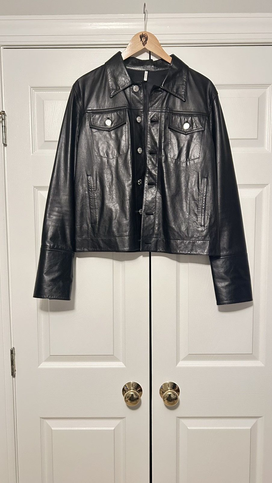 Helmut Lang Helmut Lang leather jacket Size US L / EU 52-54 / 3 - 1 Thumbnail