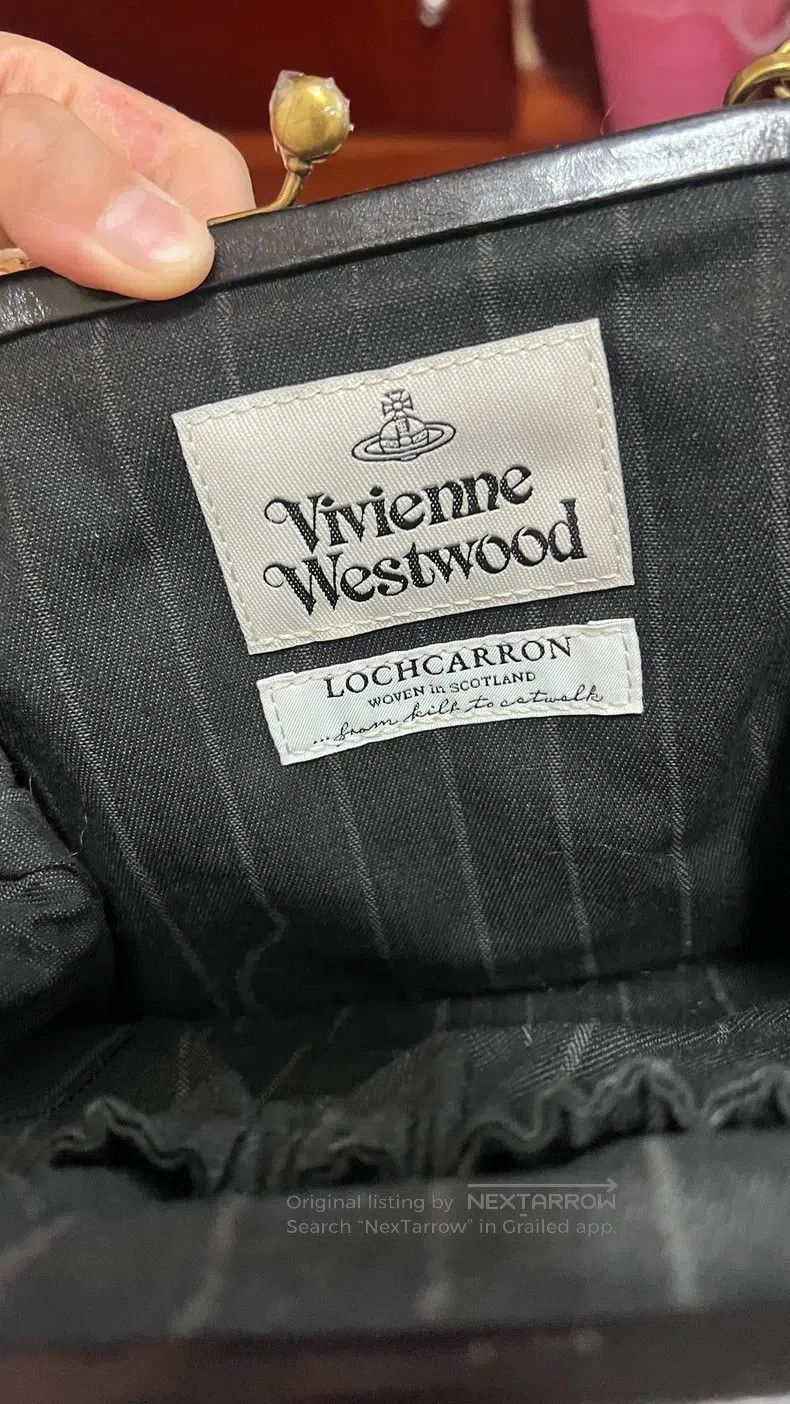 Vivienne Westwood Vivienne Westwood size os Checkered shoulder bag, purple wi Size ONE SIZE - 6 Thumbnail