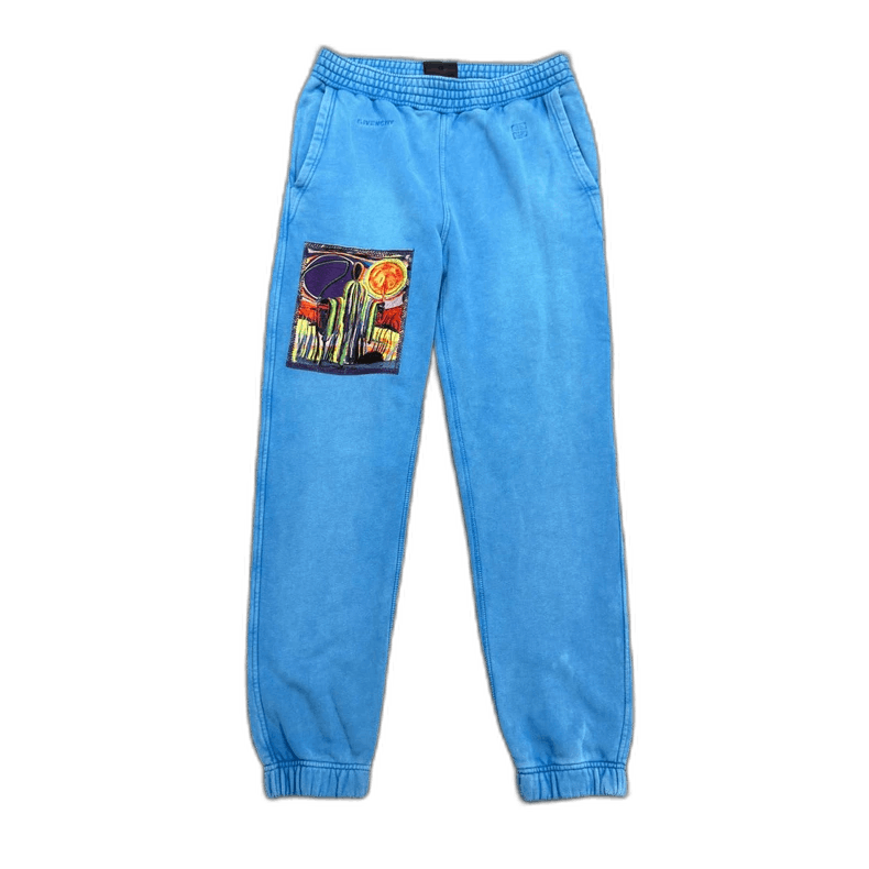 Givenchy Givenchy Josh Smith Artistic Pattern Sweatpants-yf Size US 27 - 1 Thumbnail