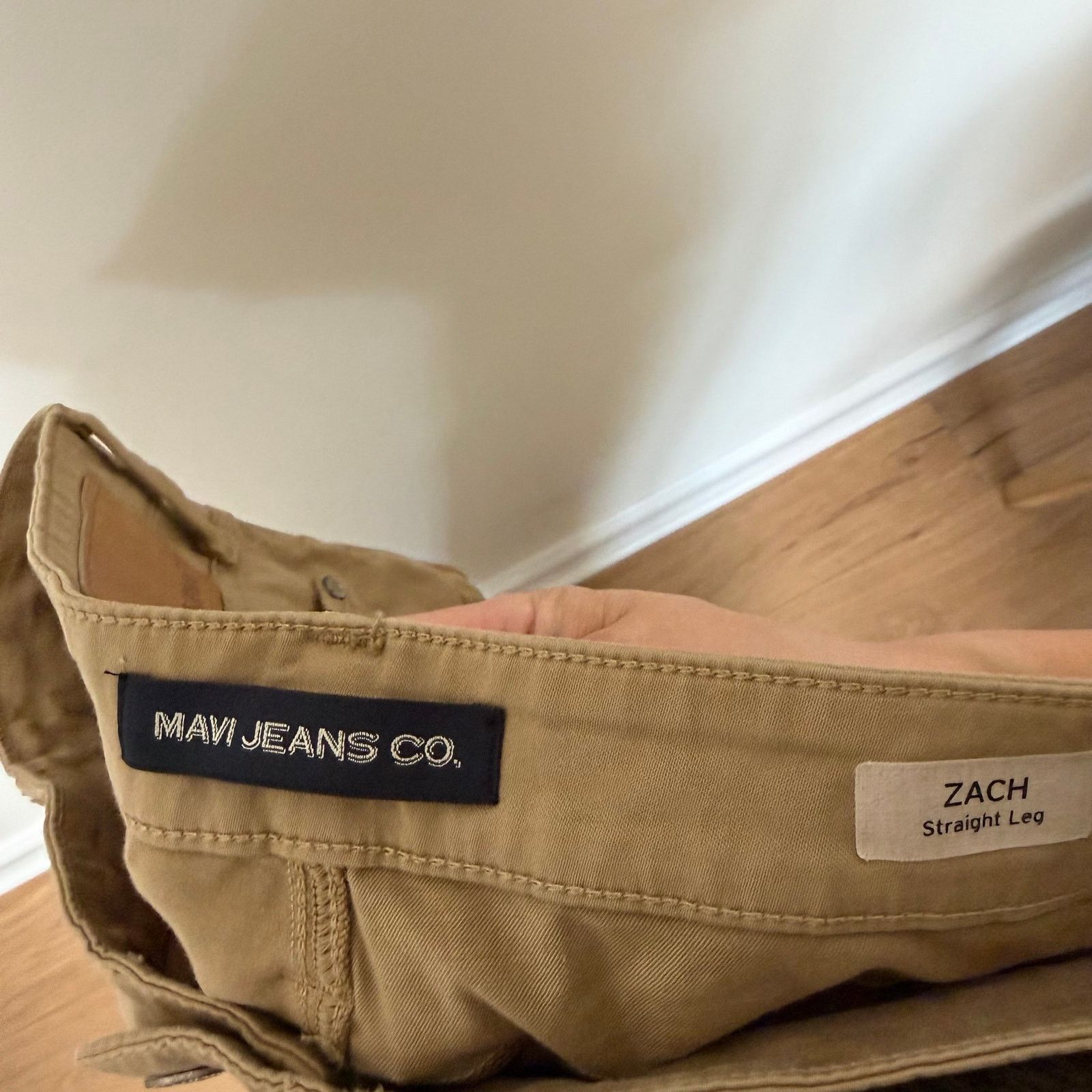 Other Mavi Tan Zach Straight Leg Jeans Pants Sz 34x30 Size US 34 / EU 50 - 3 Thumbnail